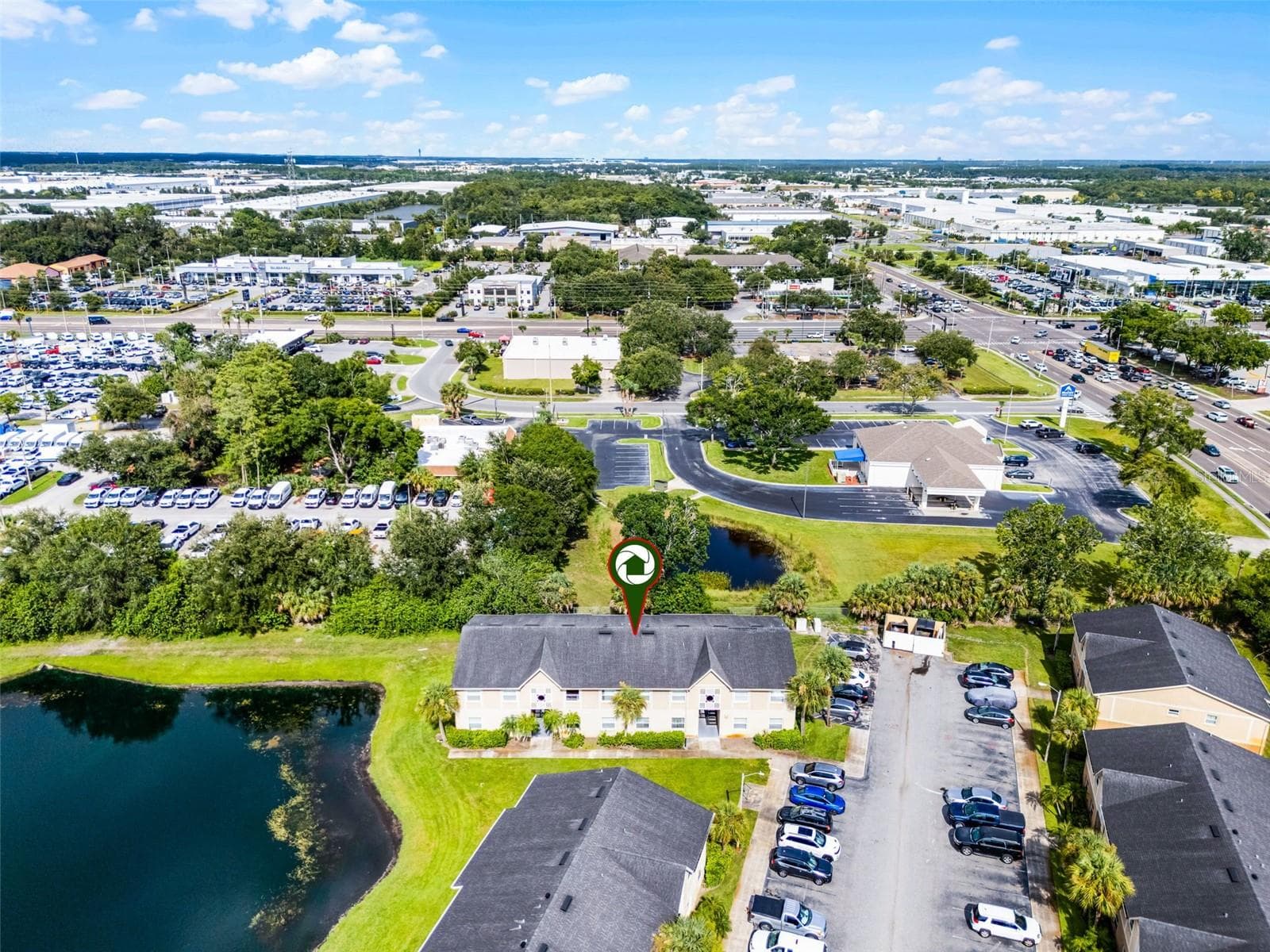 Aerial View Location - 2401 BARLEY CLUB CT #2, ORLANDO