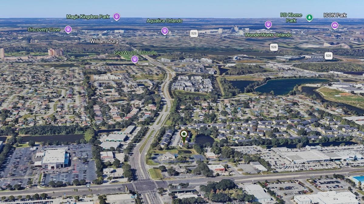 Proximity to Major Attractions - 2401 BARLEY CLUB CT #2, ORLANDO