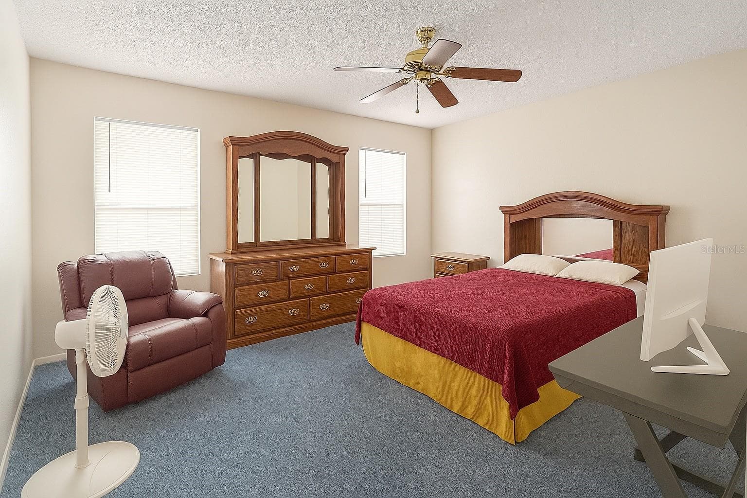Virtually Modified - Primary Bedroom - 2417 NE 6TH ST #8, OCALA