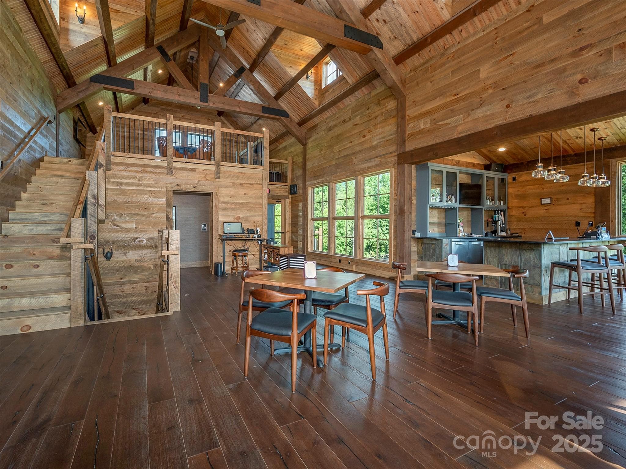 The pool bar and social gathering room. - 00 Deep Gap Road E, Mill Spring