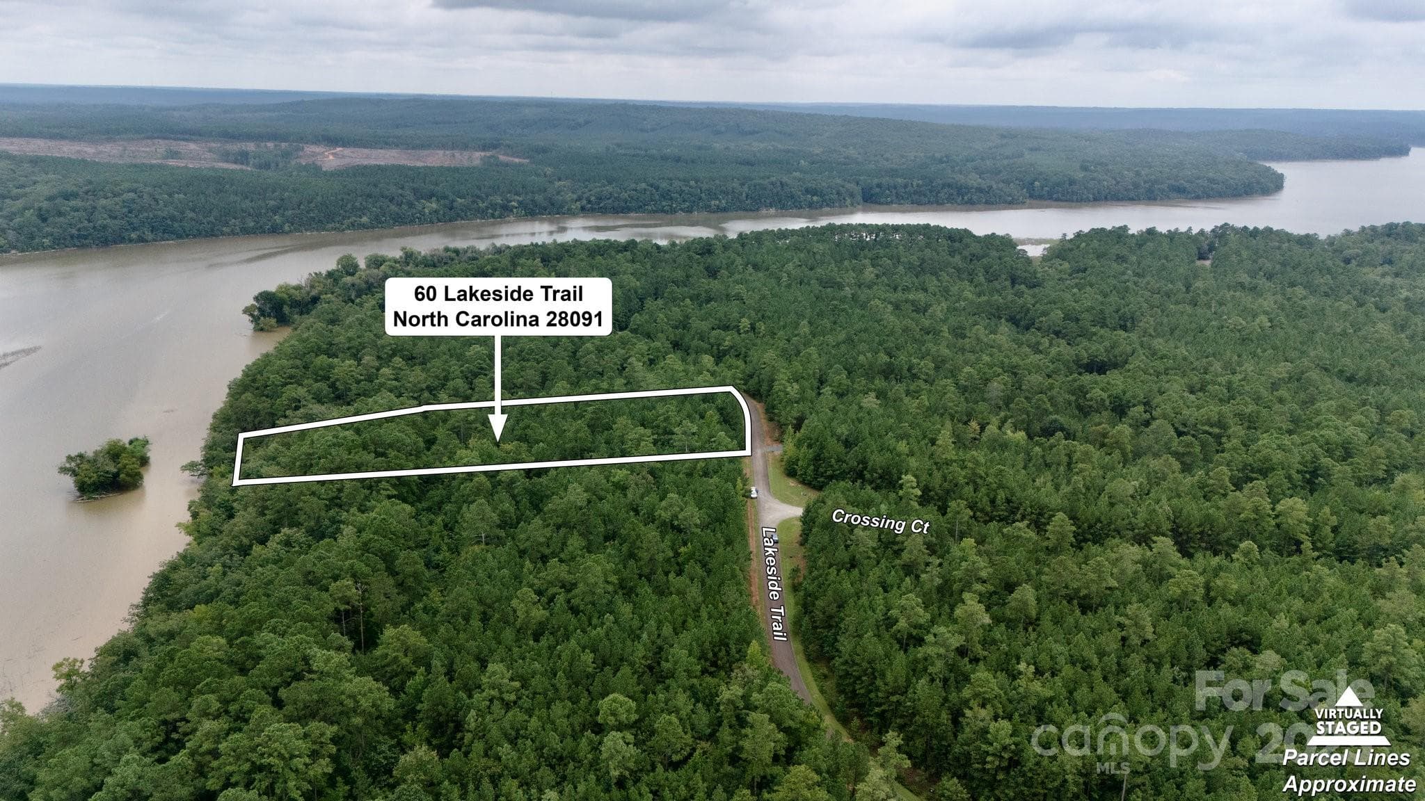 3.54+/- acres of Pee Dee River waterfront living - Lot #60 Lakeside Trail, Lilesville