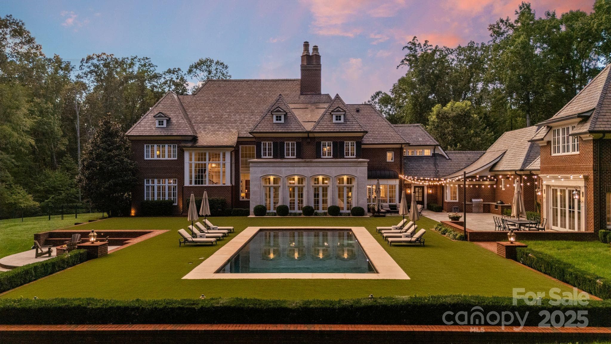 Front Elevation Twilight - Mooresville