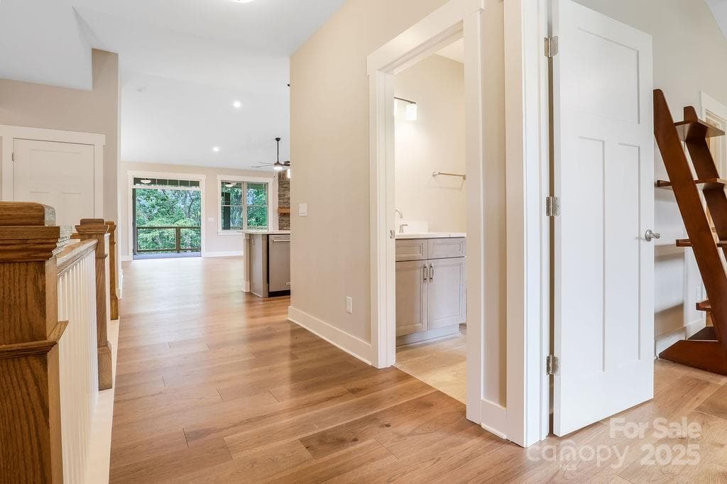 Entry hall leading to kitchen and great room. - 21 Craftsman Overlook Ridge, Arden
