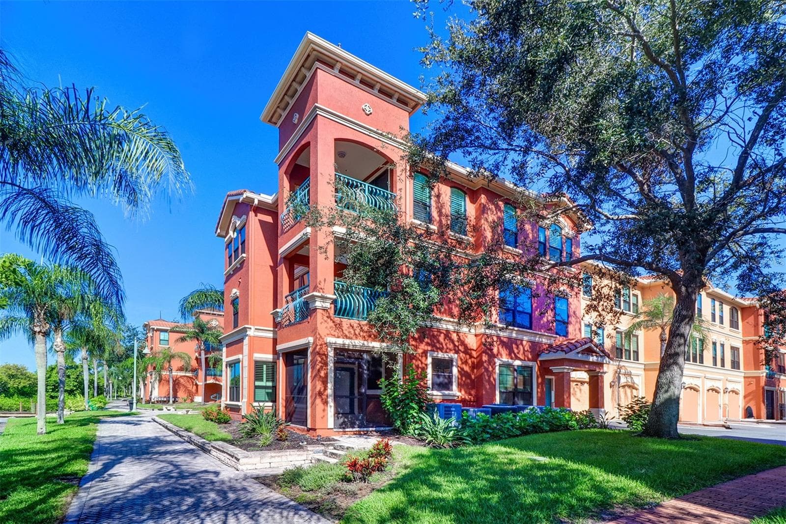 View from the cobblestone promenade - 2757 VIA CIPRIANI #1114A, CLEARWATER