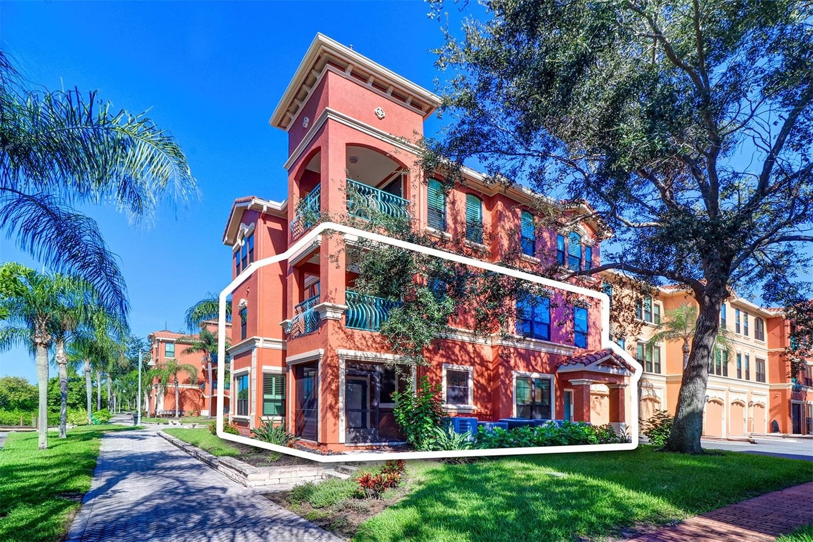 Two story townhome is highlights from the promenade on the waterfront - 2757 VIA CIPRIANI #1114A, CLEARWATER