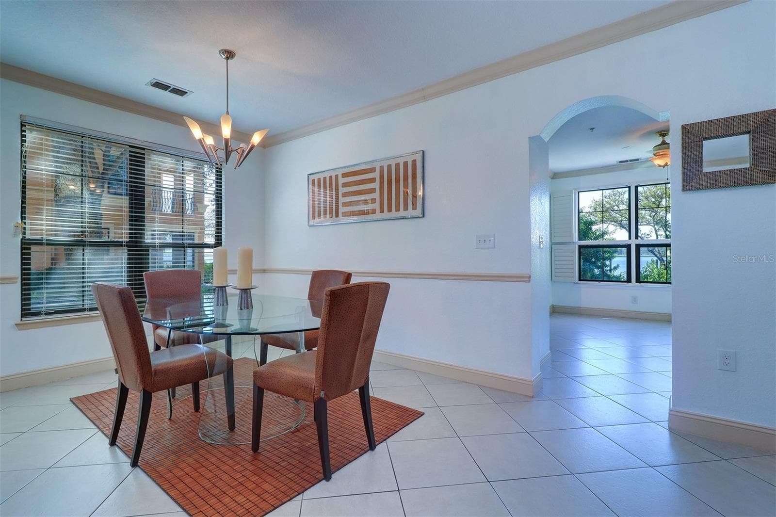 Dining room with kitchen entry on the right - 2757 VIA CIPRIANI #1114A, CLEARWATER