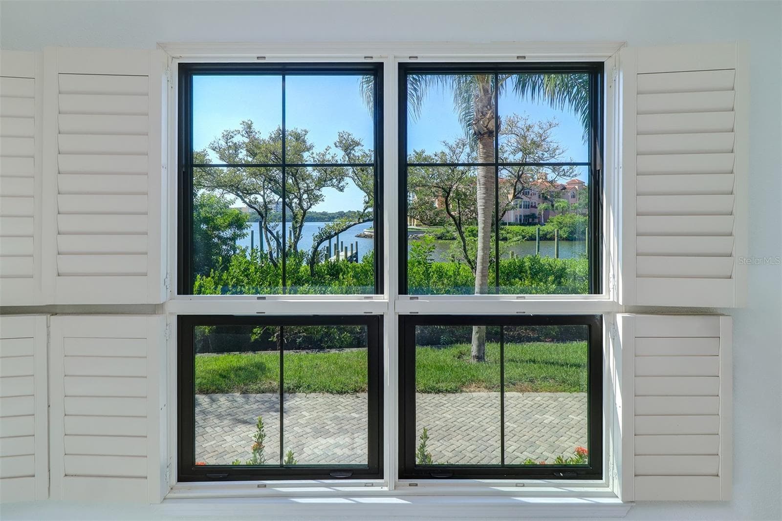 Direct view of the water from the family room - 2757 VIA CIPRIANI #1114A, CLEARWATER