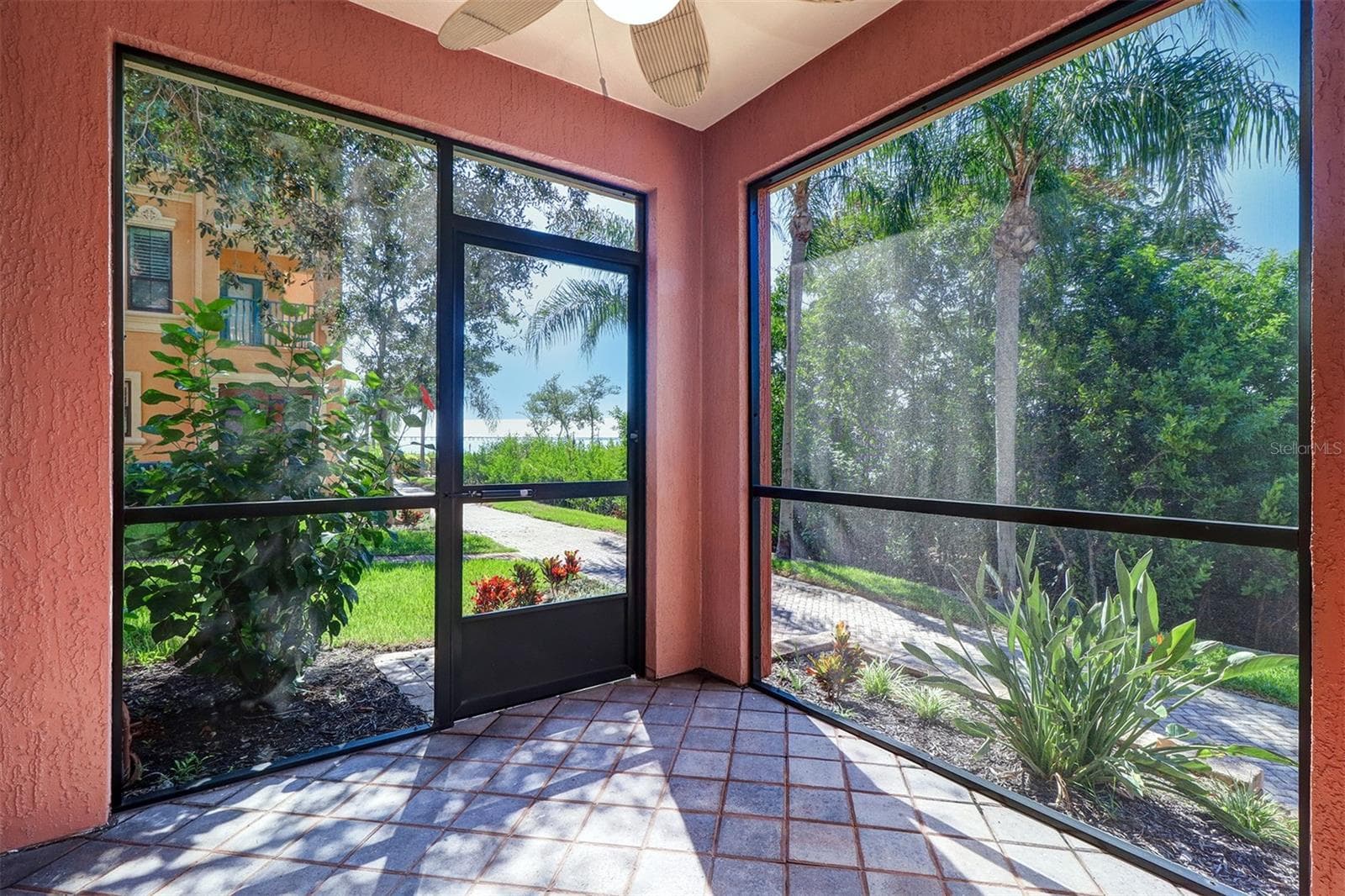 Screened lanai/porch located off the breakfast noon and kitchen areas - 2757 VIA CIPRIANI #1114A, CLEARWATER