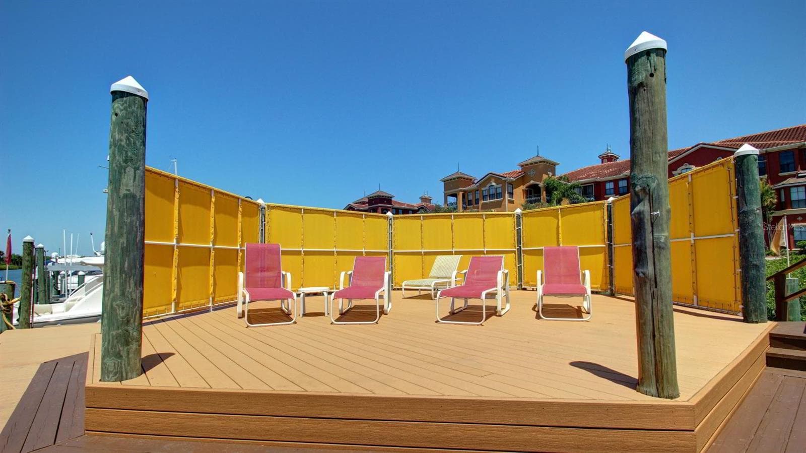 Sun deck pavilion prior to renovations - currently inaccessible due to renovations - 2757 VIA CIPRIANI #1114A, CLEARWATER