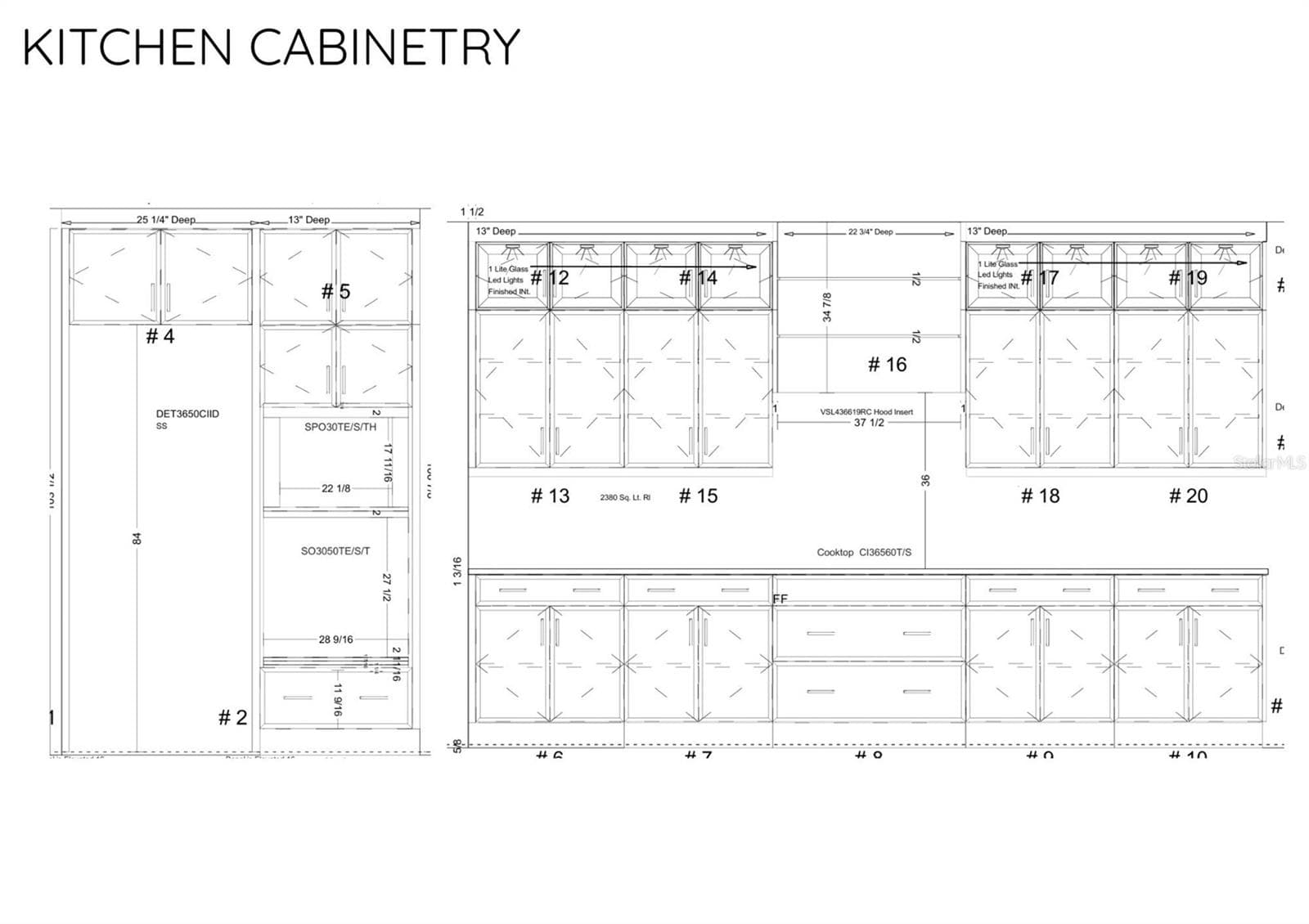 Kitchen Cabinetry. - 4903 COMMONWEALTH DR, SARASOTA