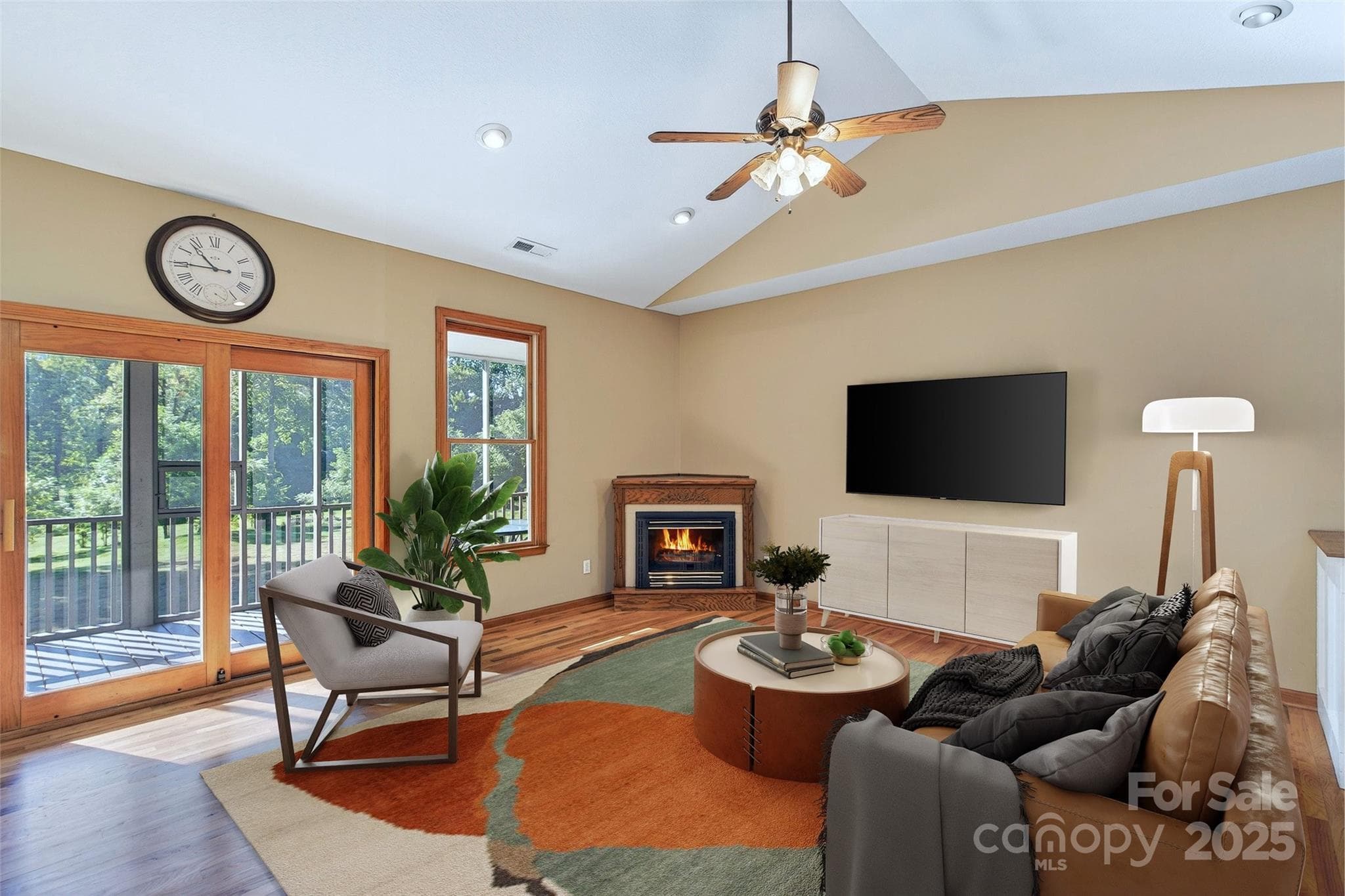 Virtually staged living room area - 307 #7 Blue Ridge Drive S, Marion