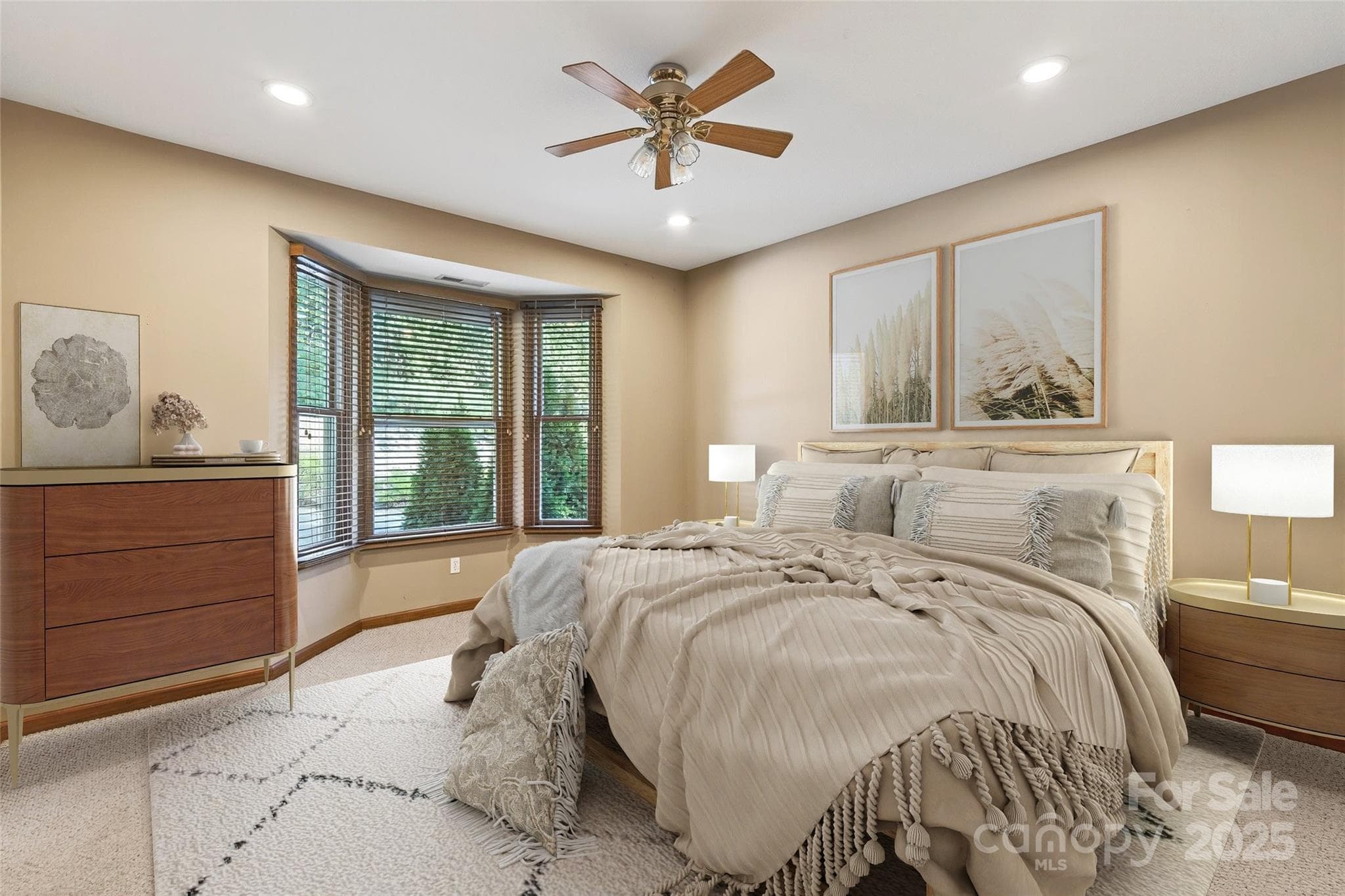 Virtually staged primary bedroom (main) - 307 #7 Blue Ridge Drive S, Marion