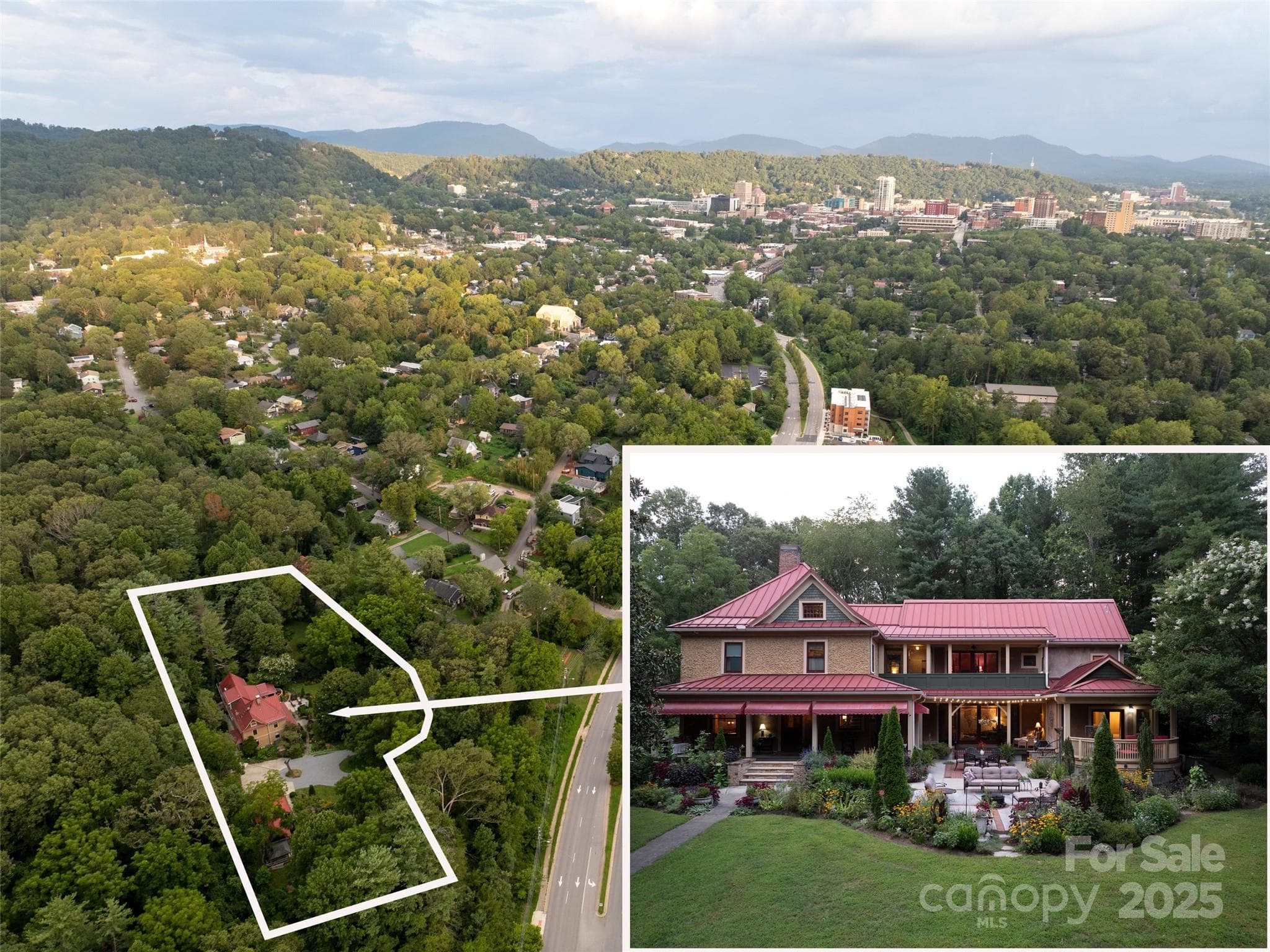Approximate Aerial of property - Asheville