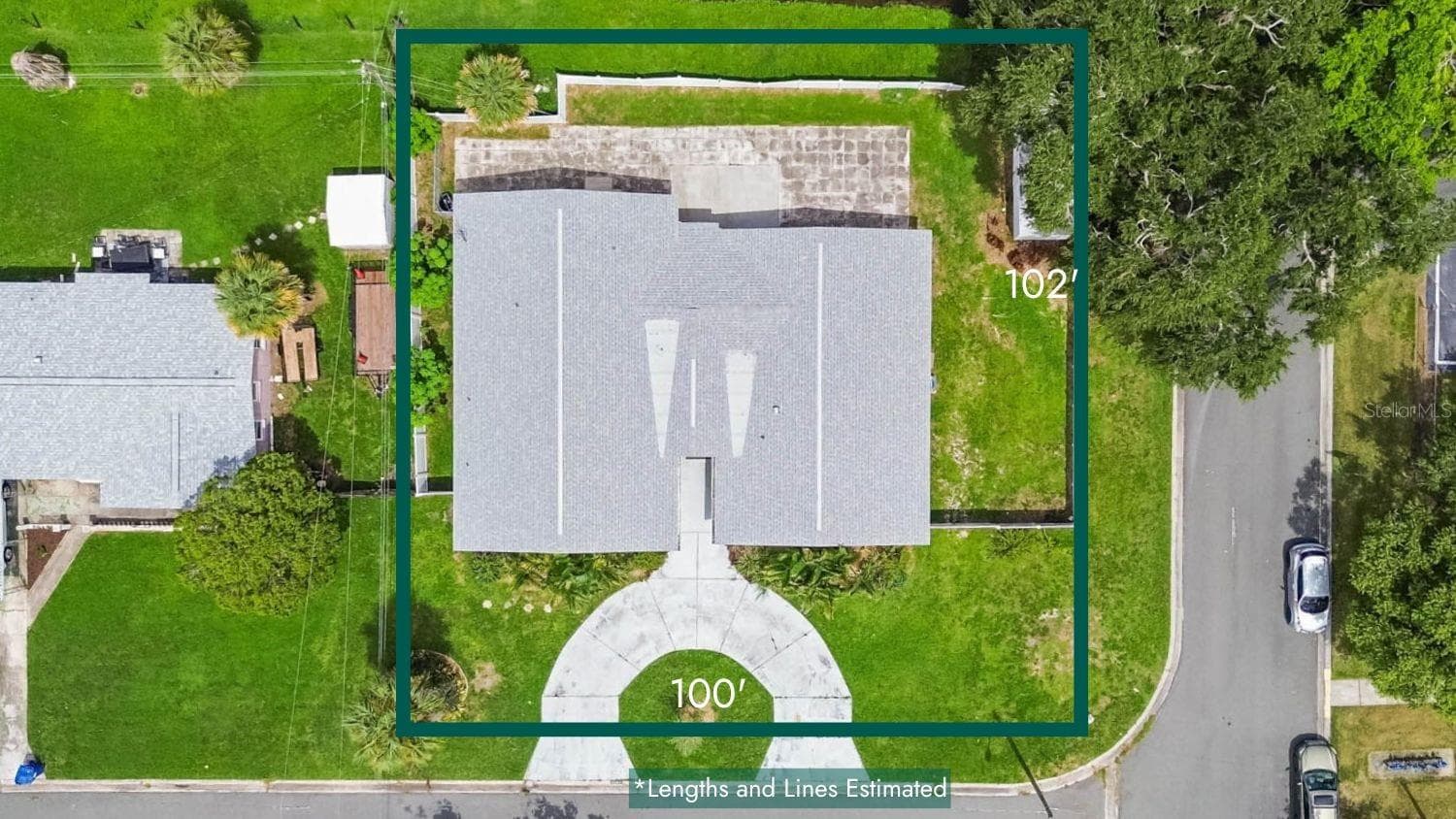 Lot Dimensions - 1101 81ST AVE N, ST PETERSBURG