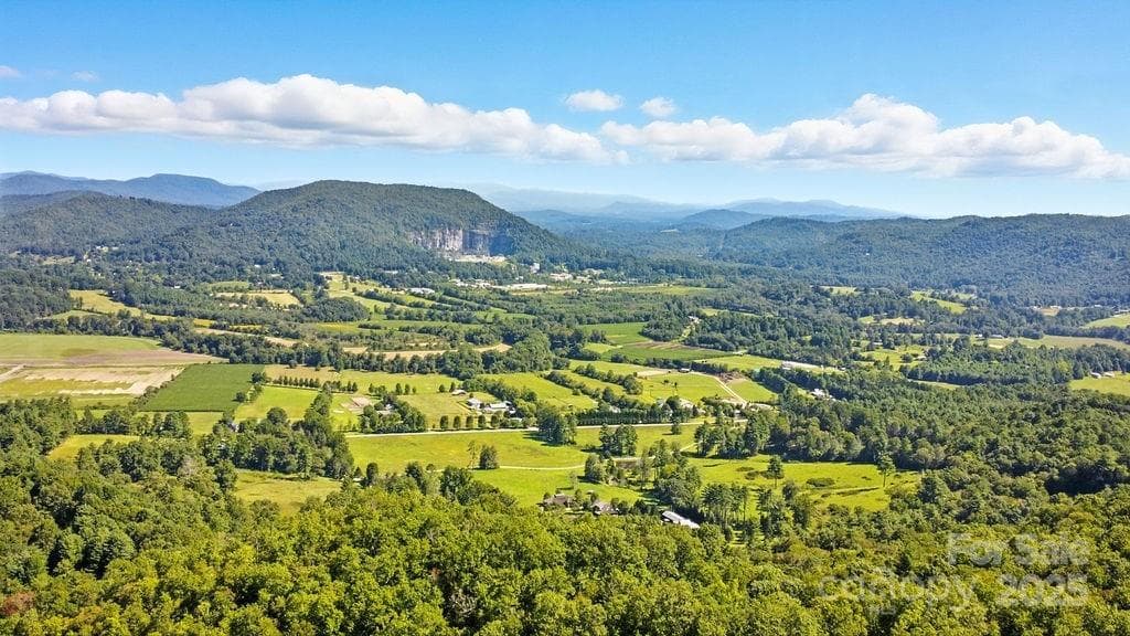 Looking to the northeast, the property has views of Fodderstack Mountain. - 11 Reserve Road, Pisgah Forest