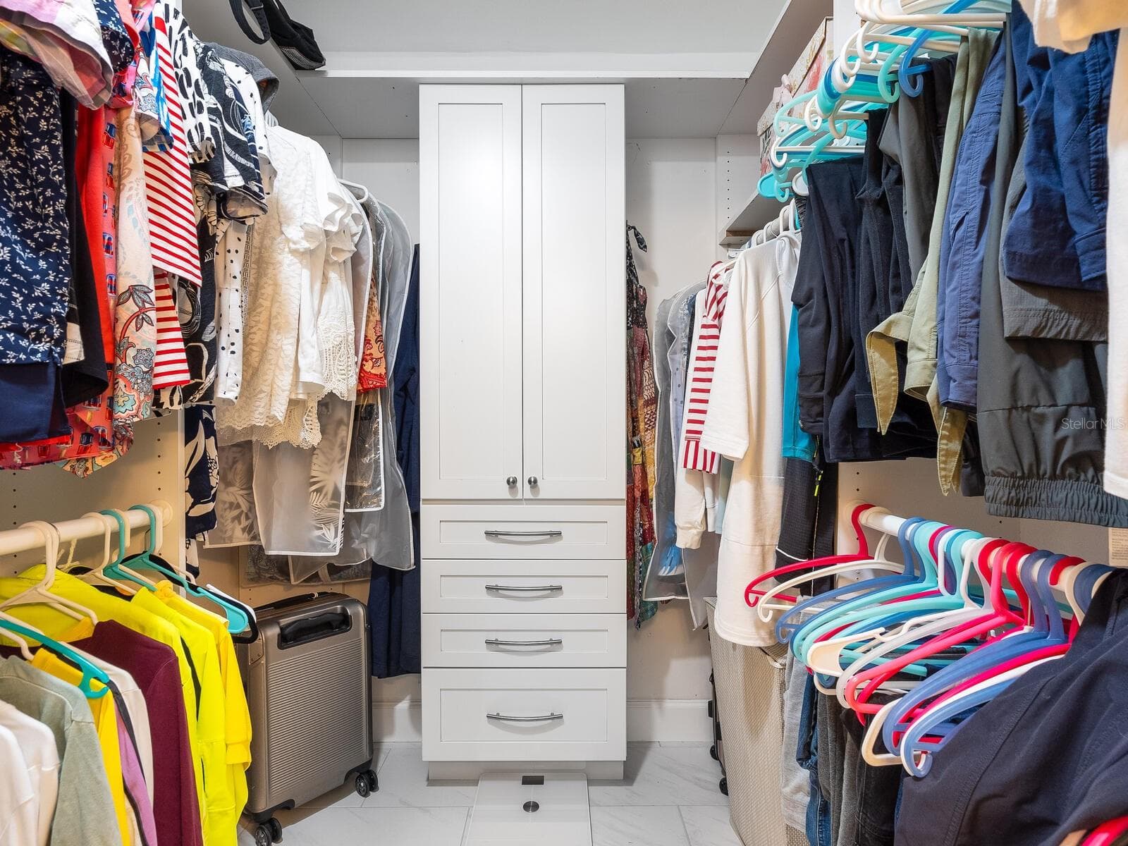 Primary bedroom closet - 6103 CLUBSIDE DR #6103, SARASOTA