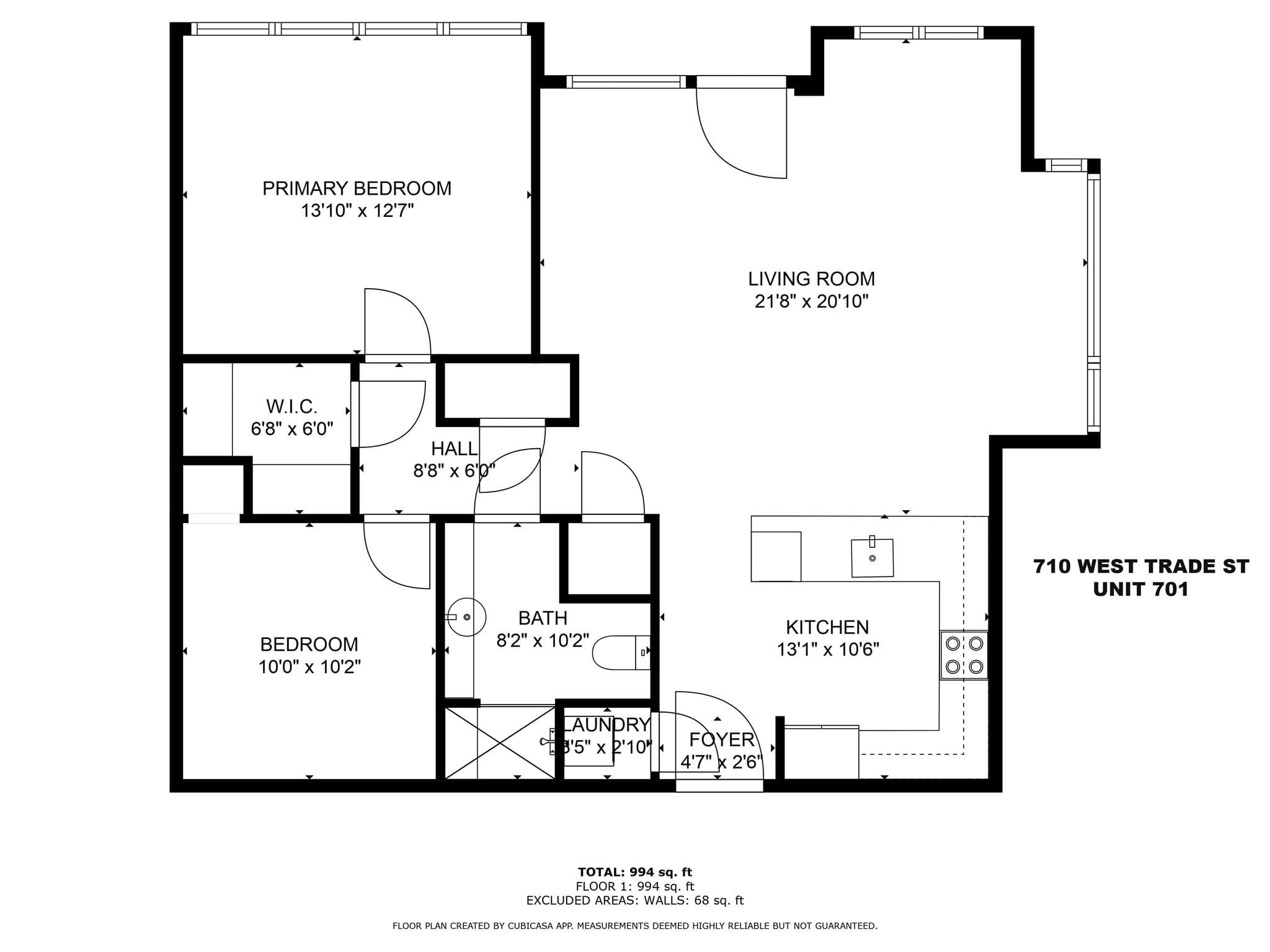 Condominium at 710 W Trade Street, Charlotte, photo 32 of 32