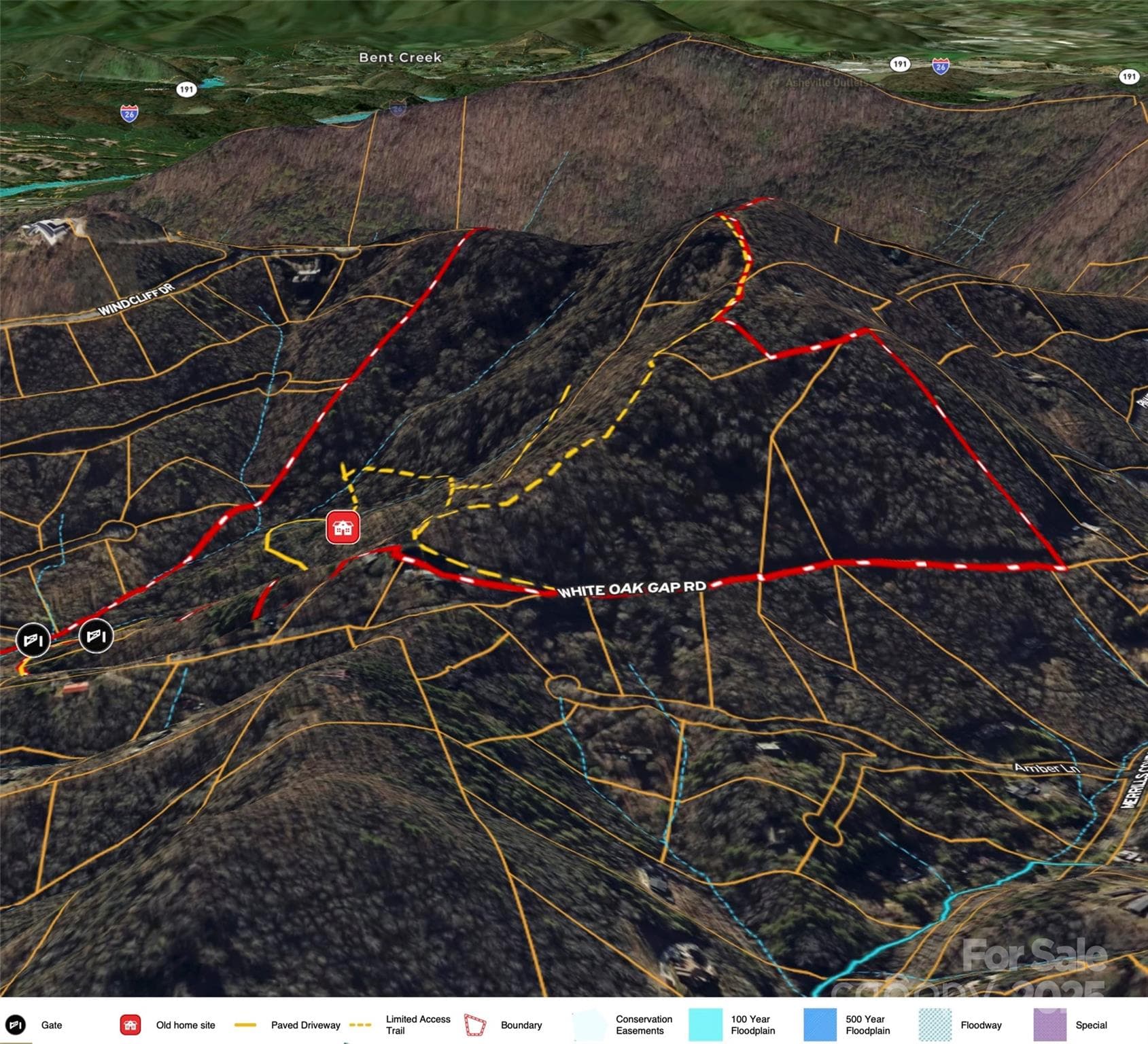 3D Rendering Map - Asheville