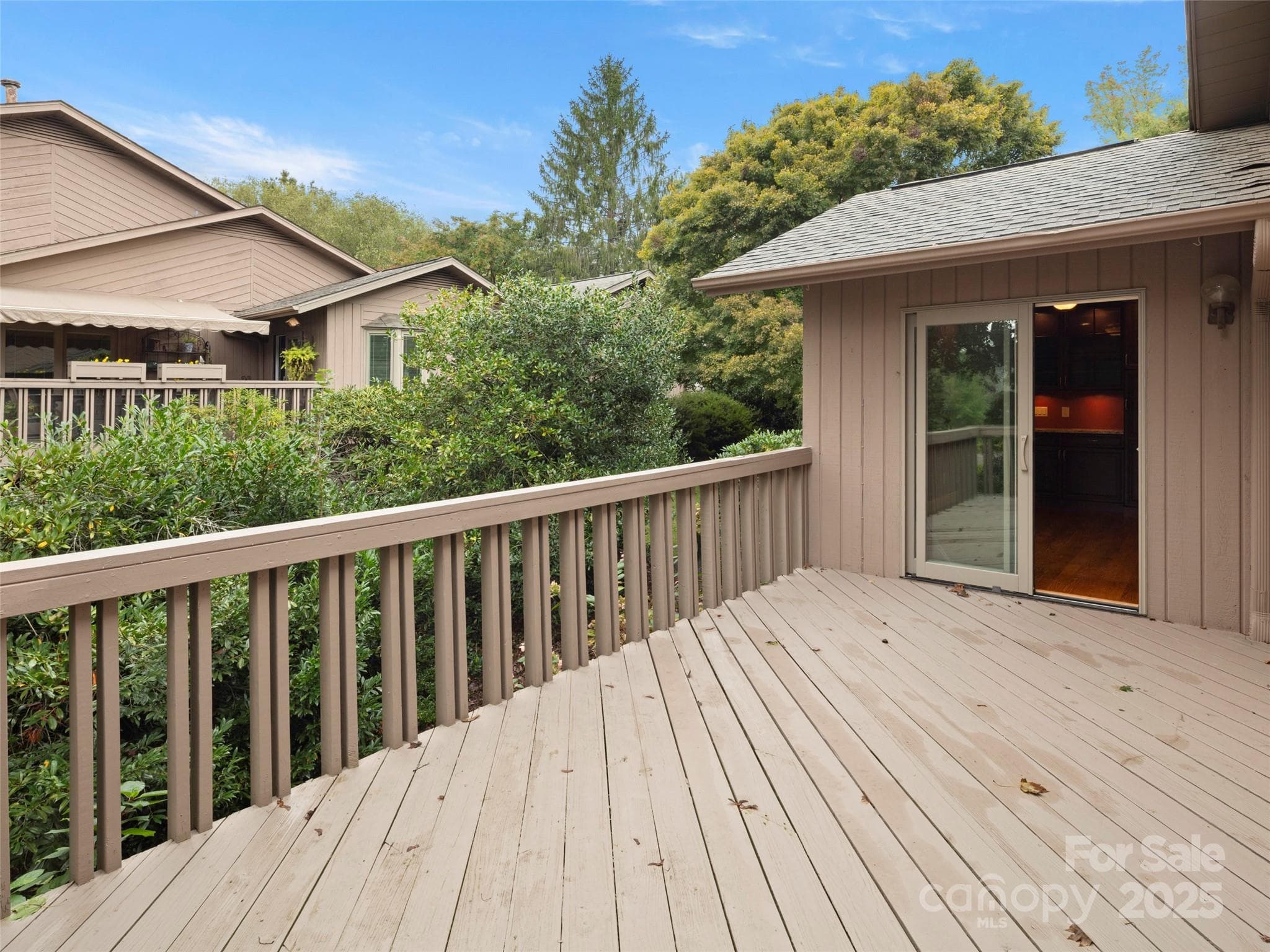 Large Deck great for entertaining - Asheville
