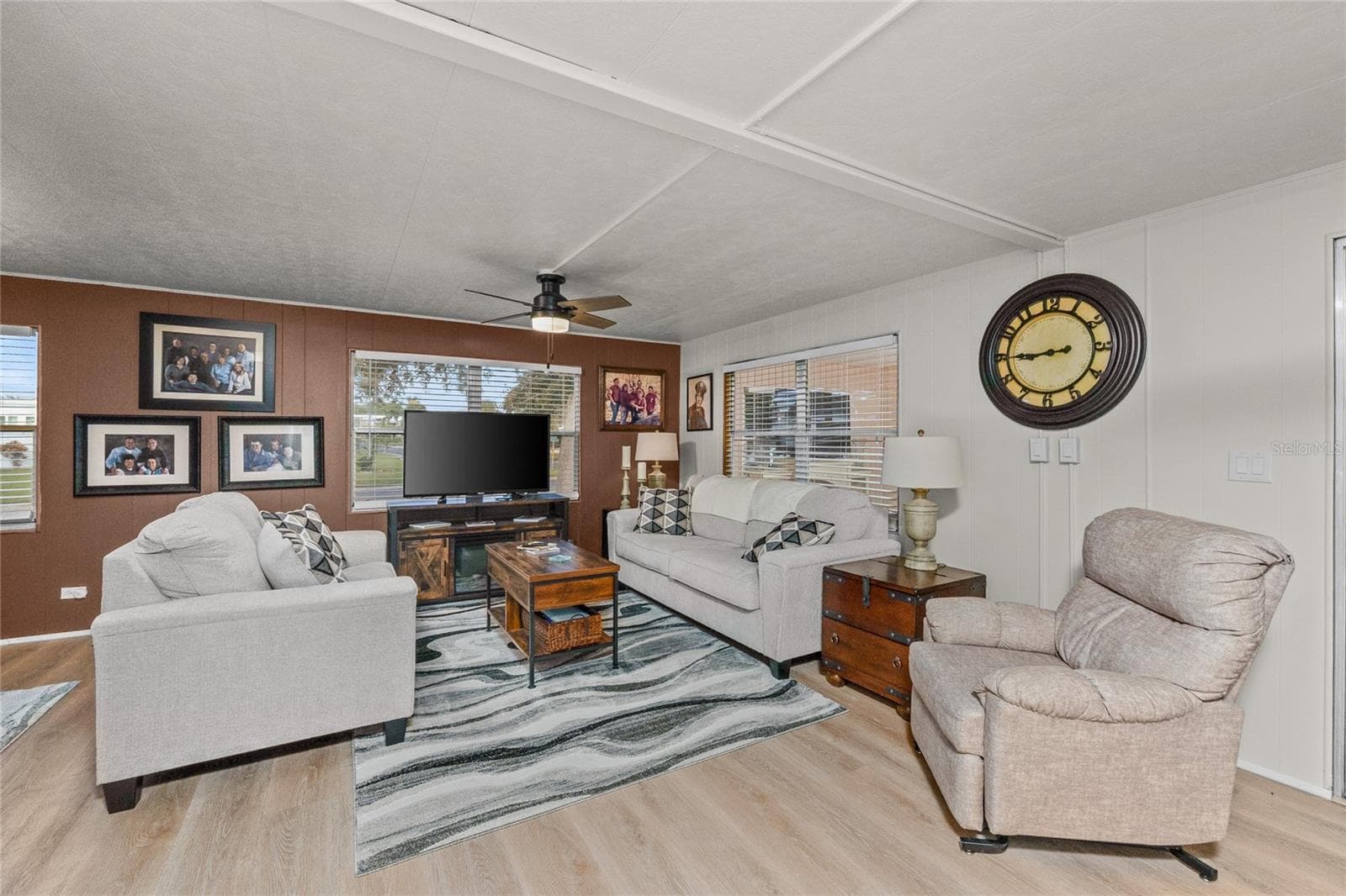 Living Room - 288 SALEM AVE #3, PALM HARBOR