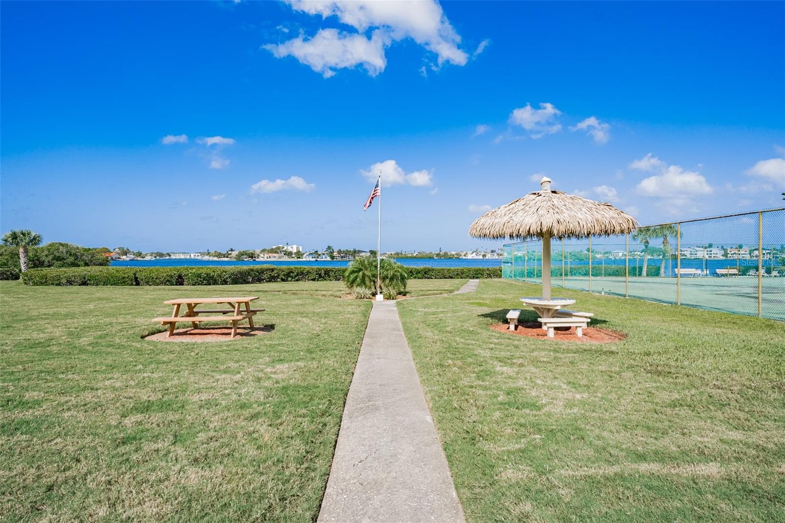 View of the Intracoastal and Tennis Courts - 12760 INDIAN ROCKS RD #546, LARGO