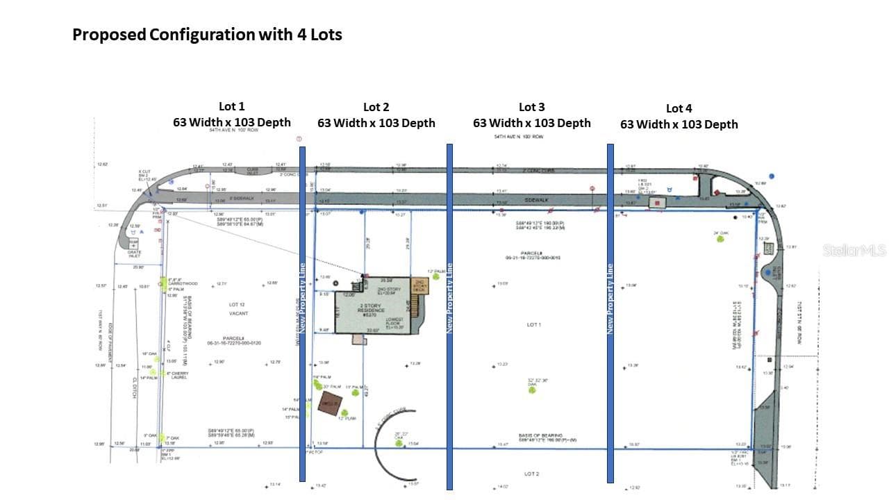 Possible configuration of the land. - 5370 71ST ST N, ST PETERSBURG