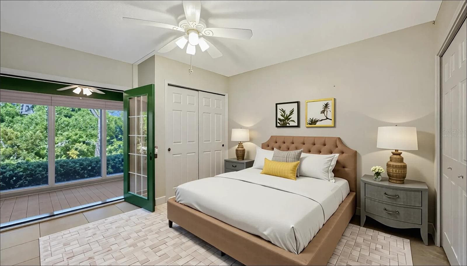 Virtually staged guest bedroom. - 225 HOURGLASS WAY #103, SARASOTA