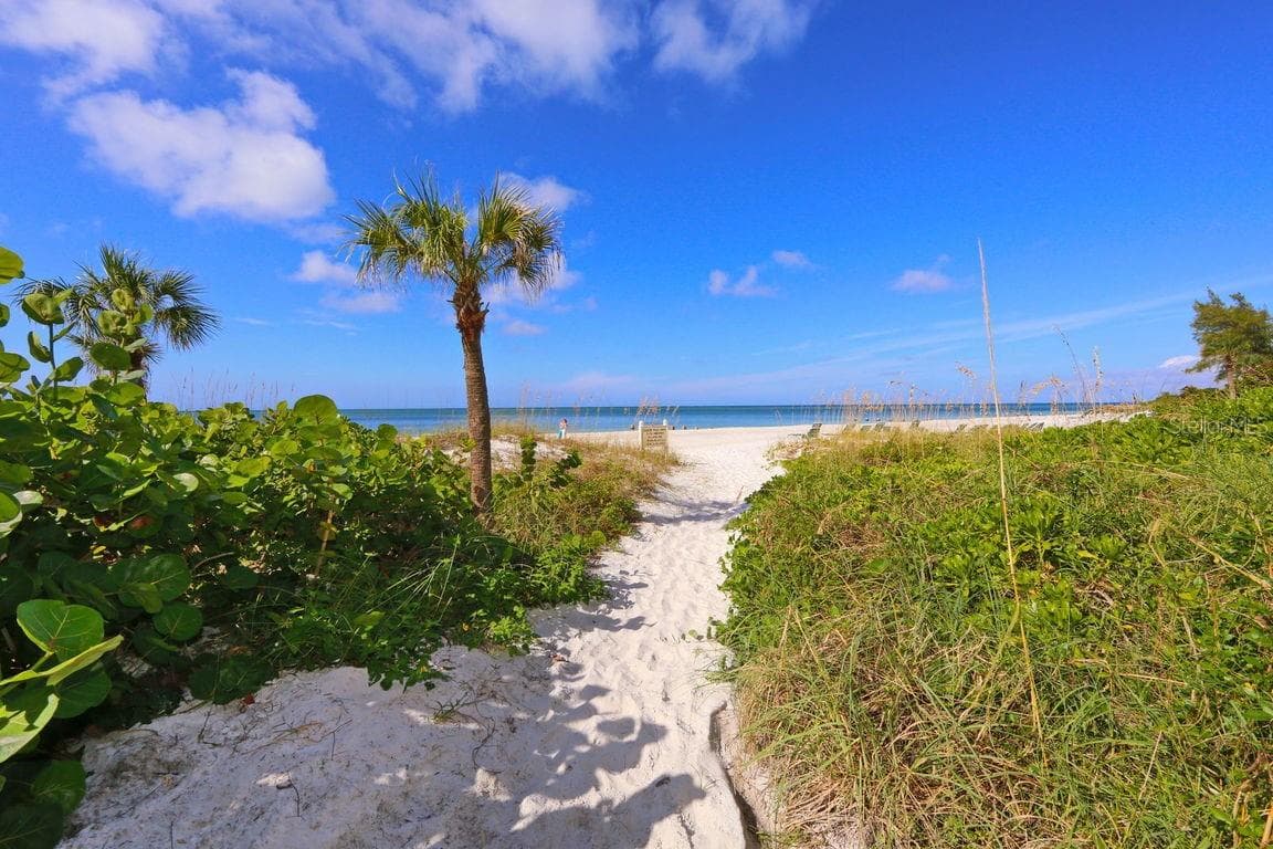 The path to the Whispering Sands beach. - 225 HOURGLASS WAY #103, SARASOTA