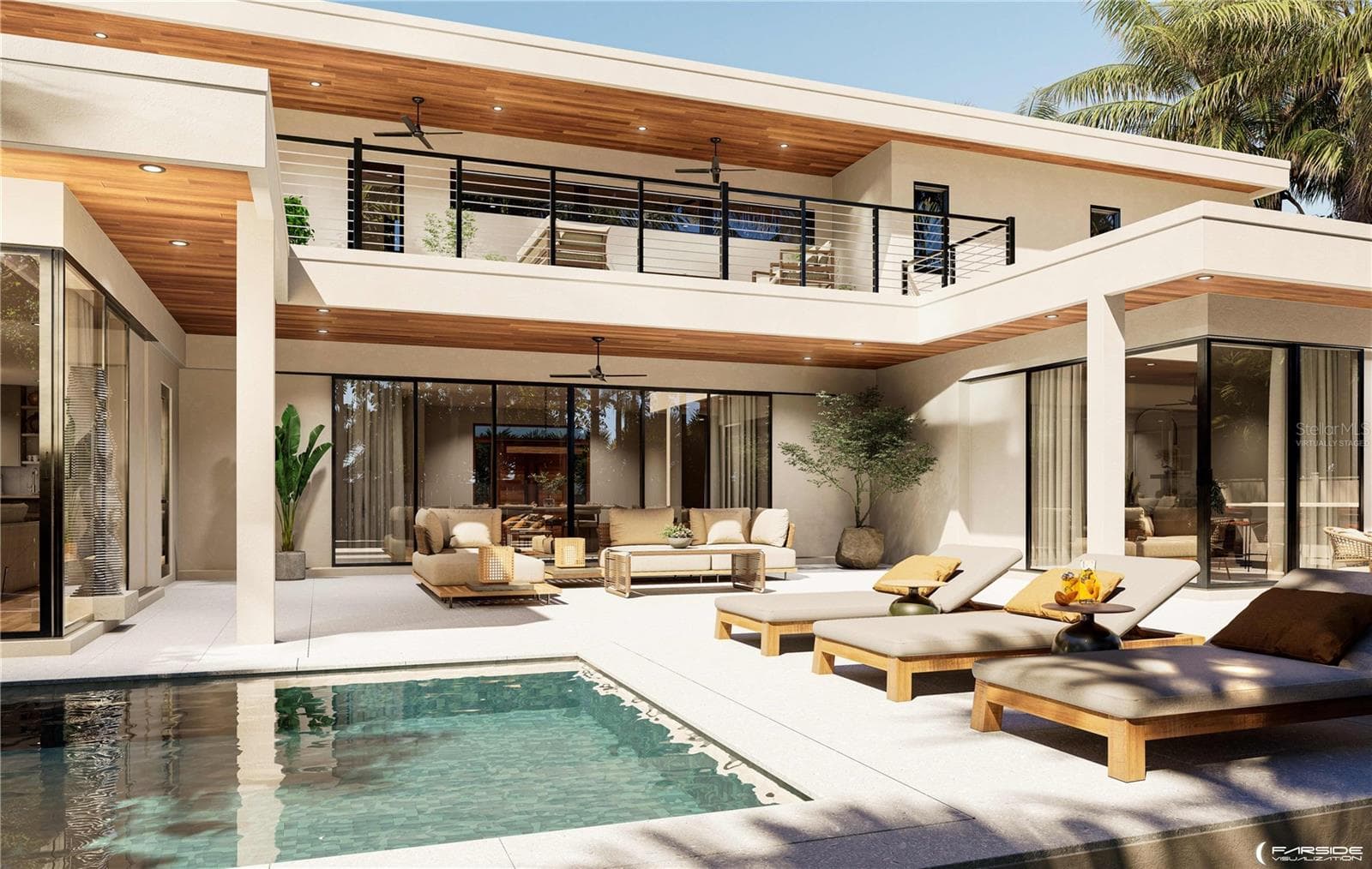 Expansive outdoor living - virtually staged - 1759 WALDEMERE ST, SARASOTA