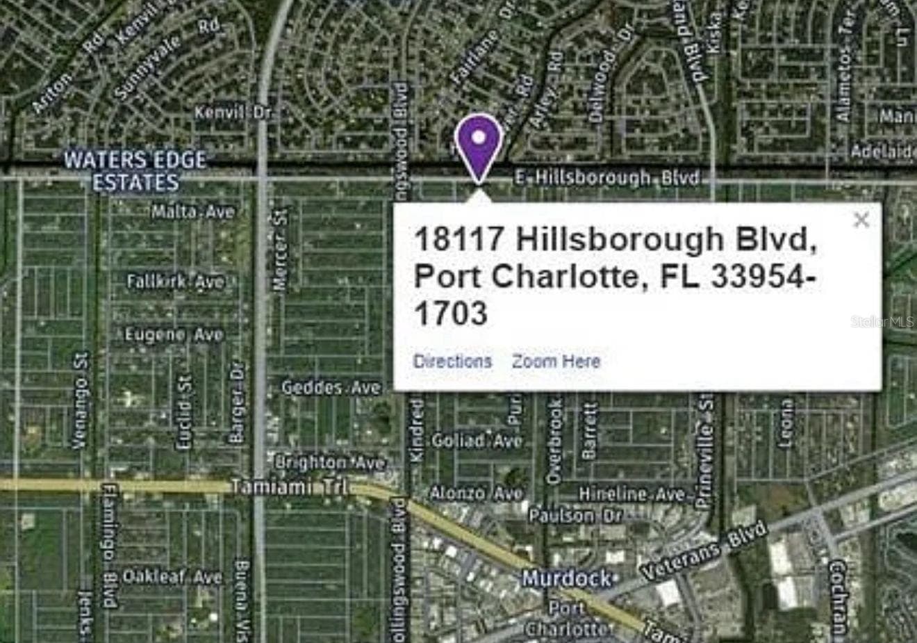 Land at 18117 HILLSBOROUGH BLVD, PORT CHARLOTTE, photo 2 of 2