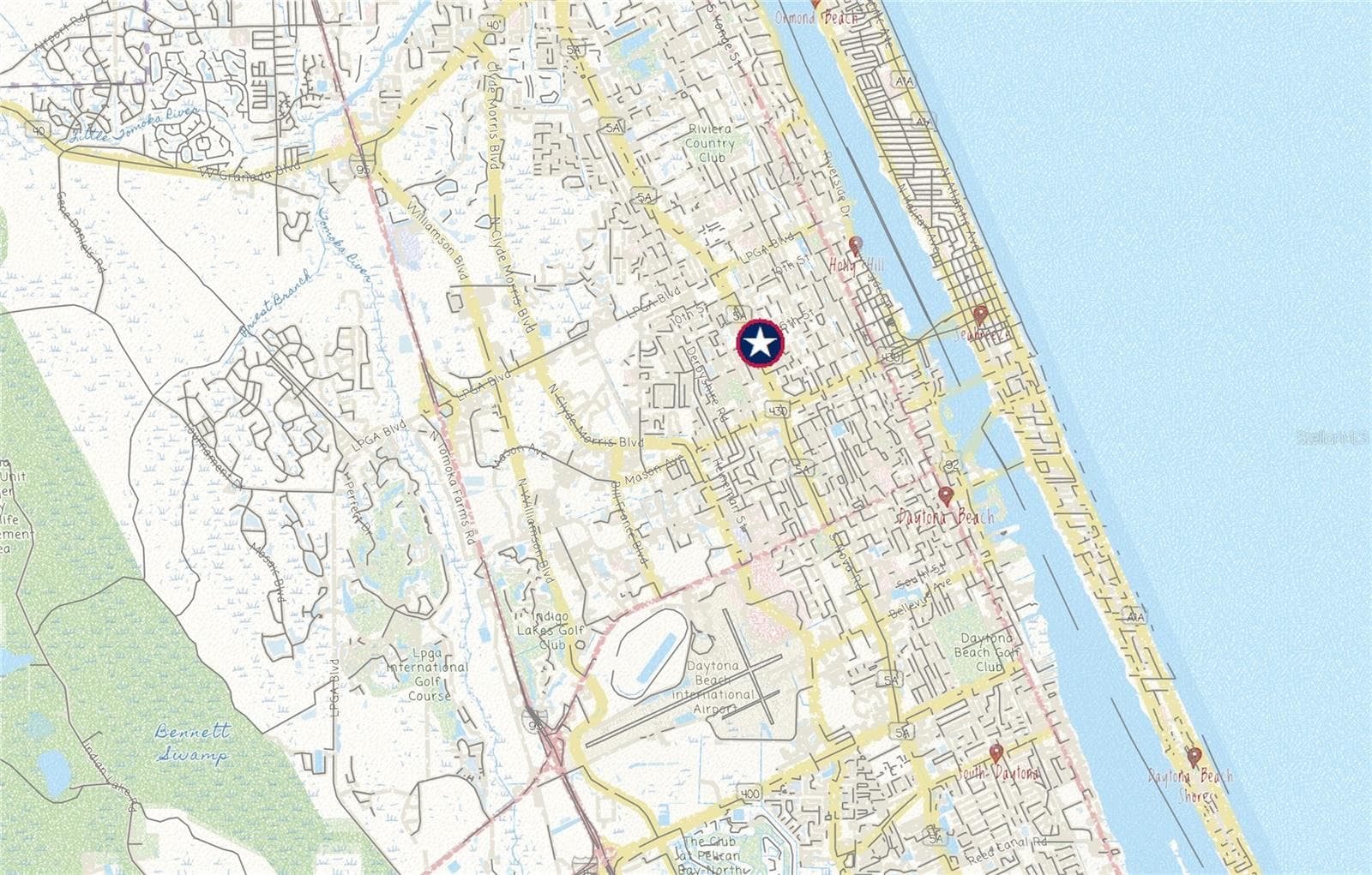 Location Map - 945 6TH ST, DAYTONA BEACH