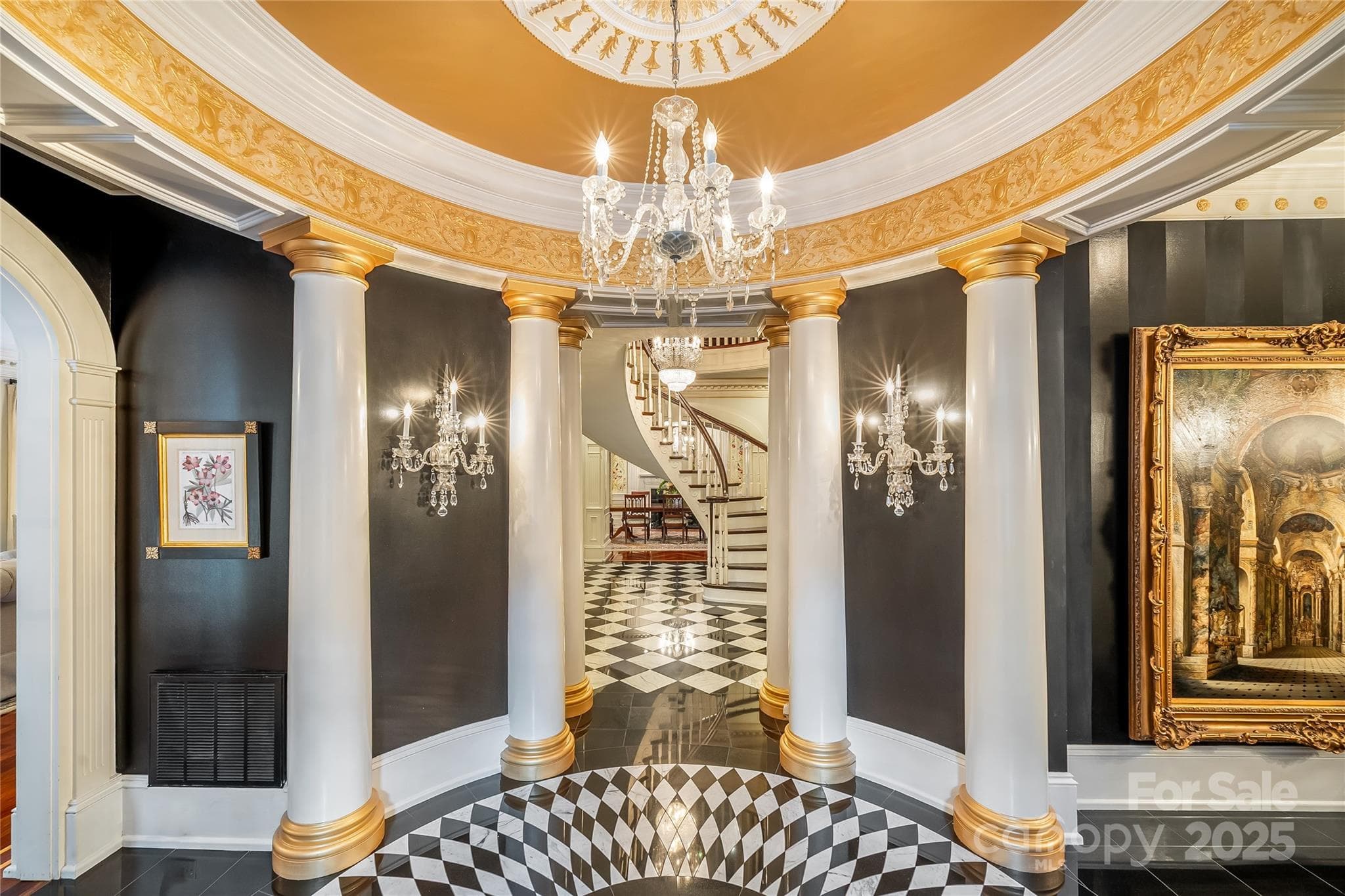 Dramatic foyer entrance. - 2665 Rolling Hills Drive, Monroe