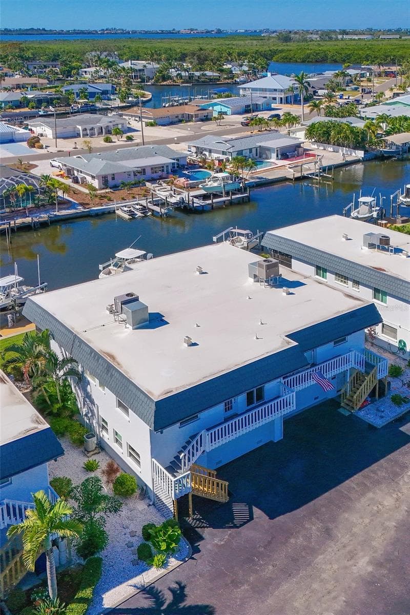 Aerial View of Home Prior to Painting of Exterior Railings - 10313 WATERBIRD WAY, BRADENTON