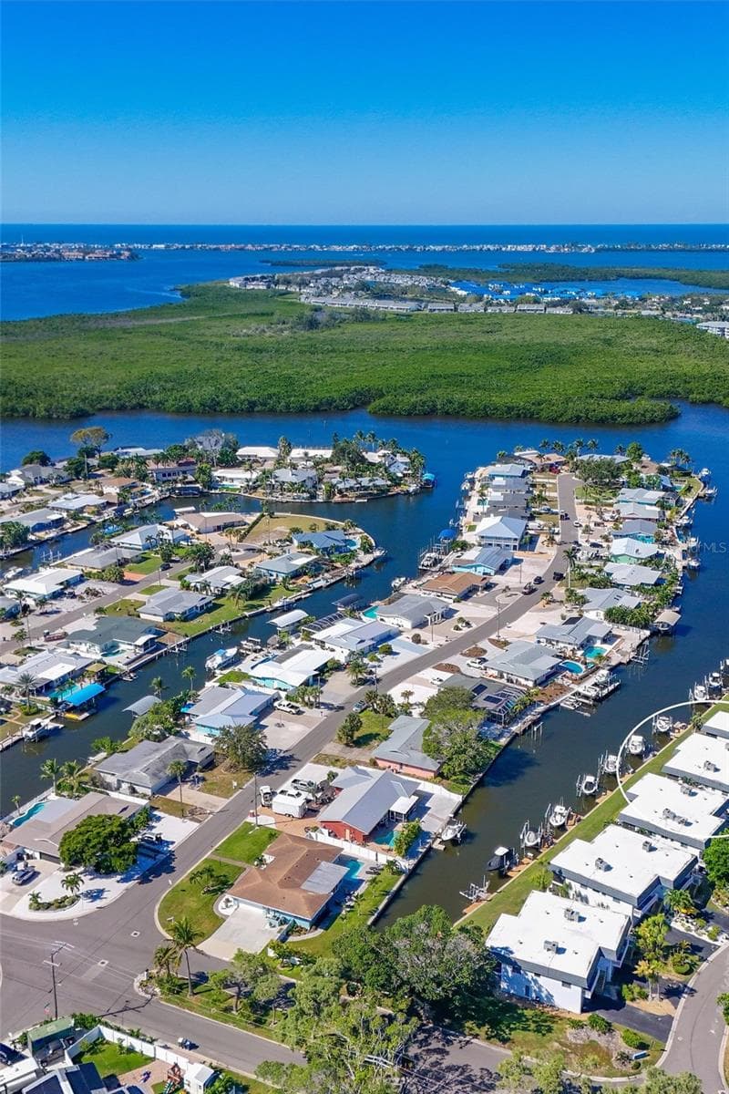 View of Saltwater Canals, ICW and AMI - 10313 WATERBIRD WAY, BRADENTON