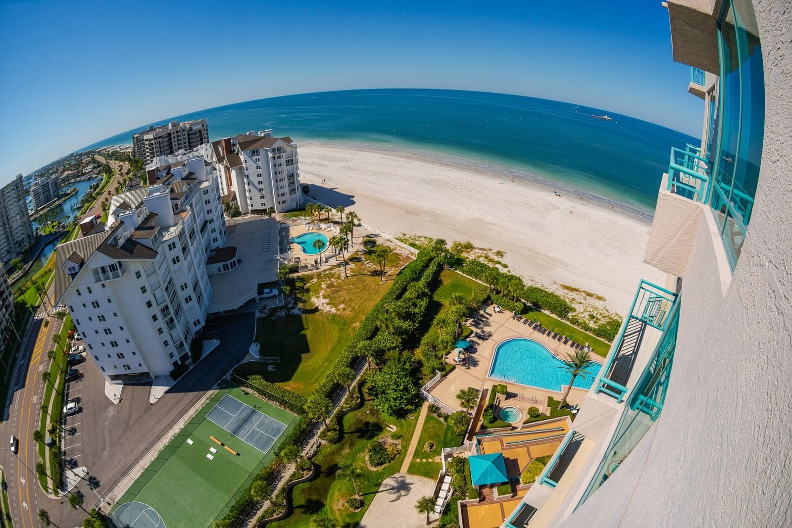 View from Balcony - 1560 GULF BLVD #1507, CLEARWATER BEACH