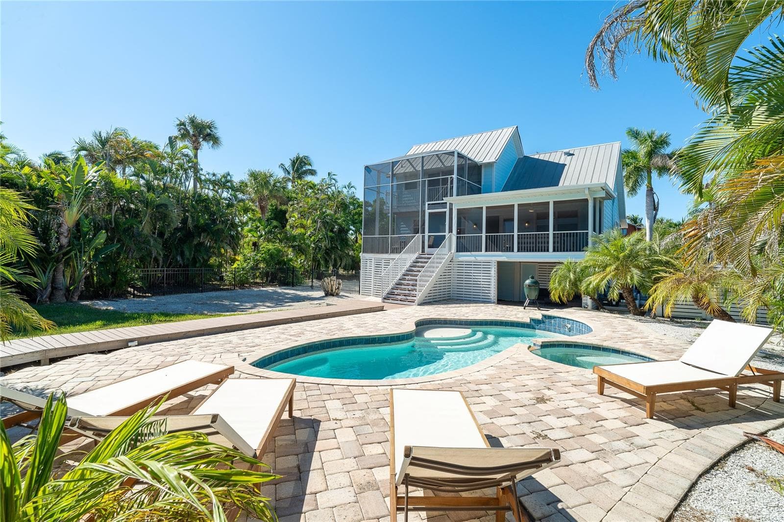 Pool and Rear of House. - 260 KETTLE HARBOR DR, PLACIDA