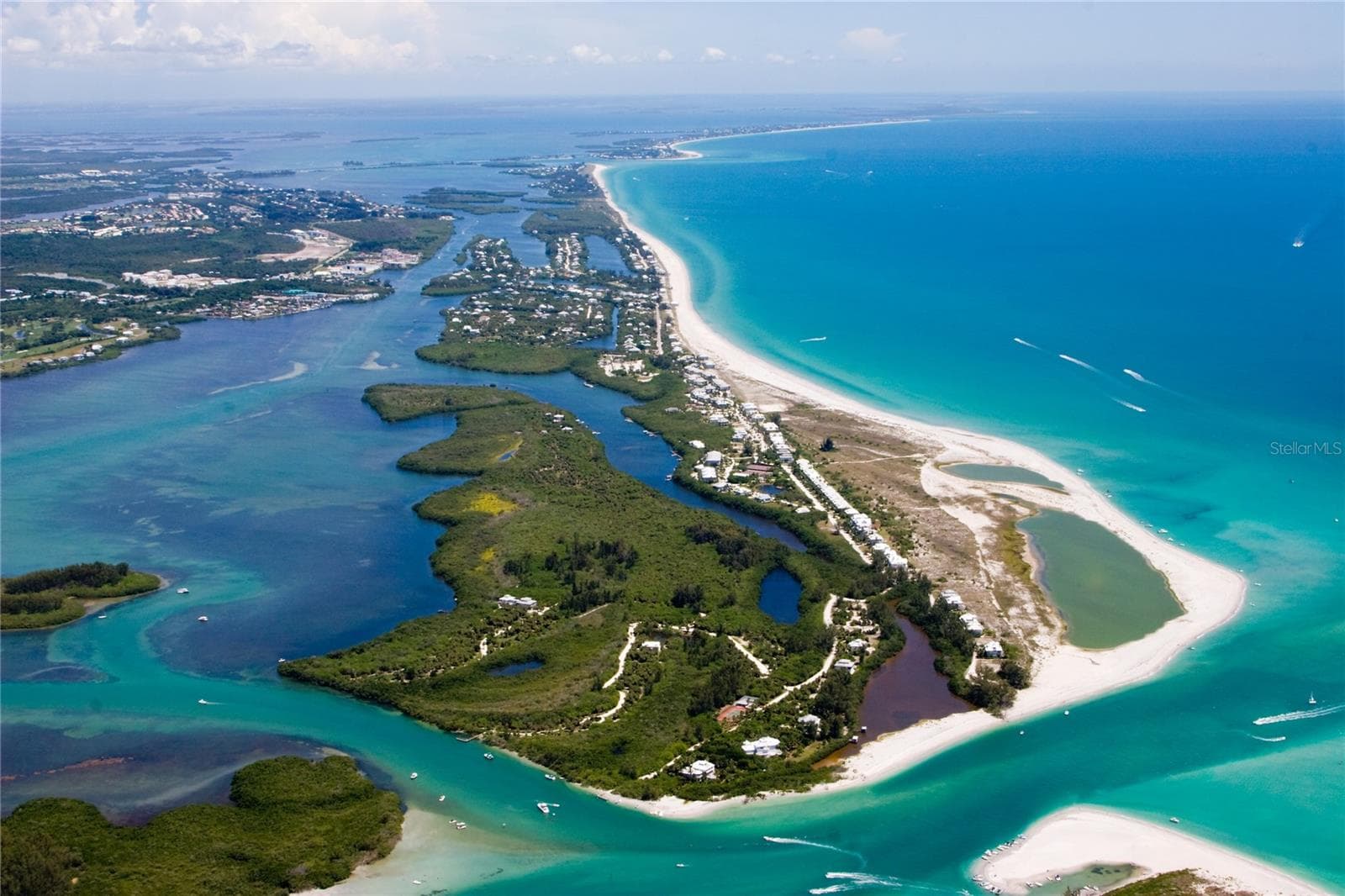 Aerial View of doon Pedro-Knight-Palm Island and Stump Pass. - 260 KETTLE HARBOR DR, PLACIDA