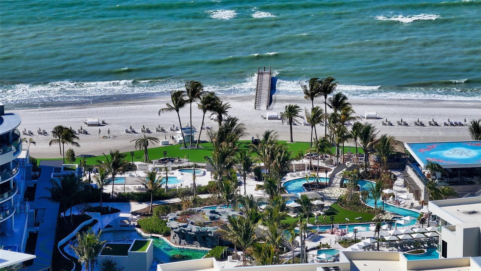 Resort Aerial - 1591 GULF OF MEXICO DR #413, LONGBOAT KEY