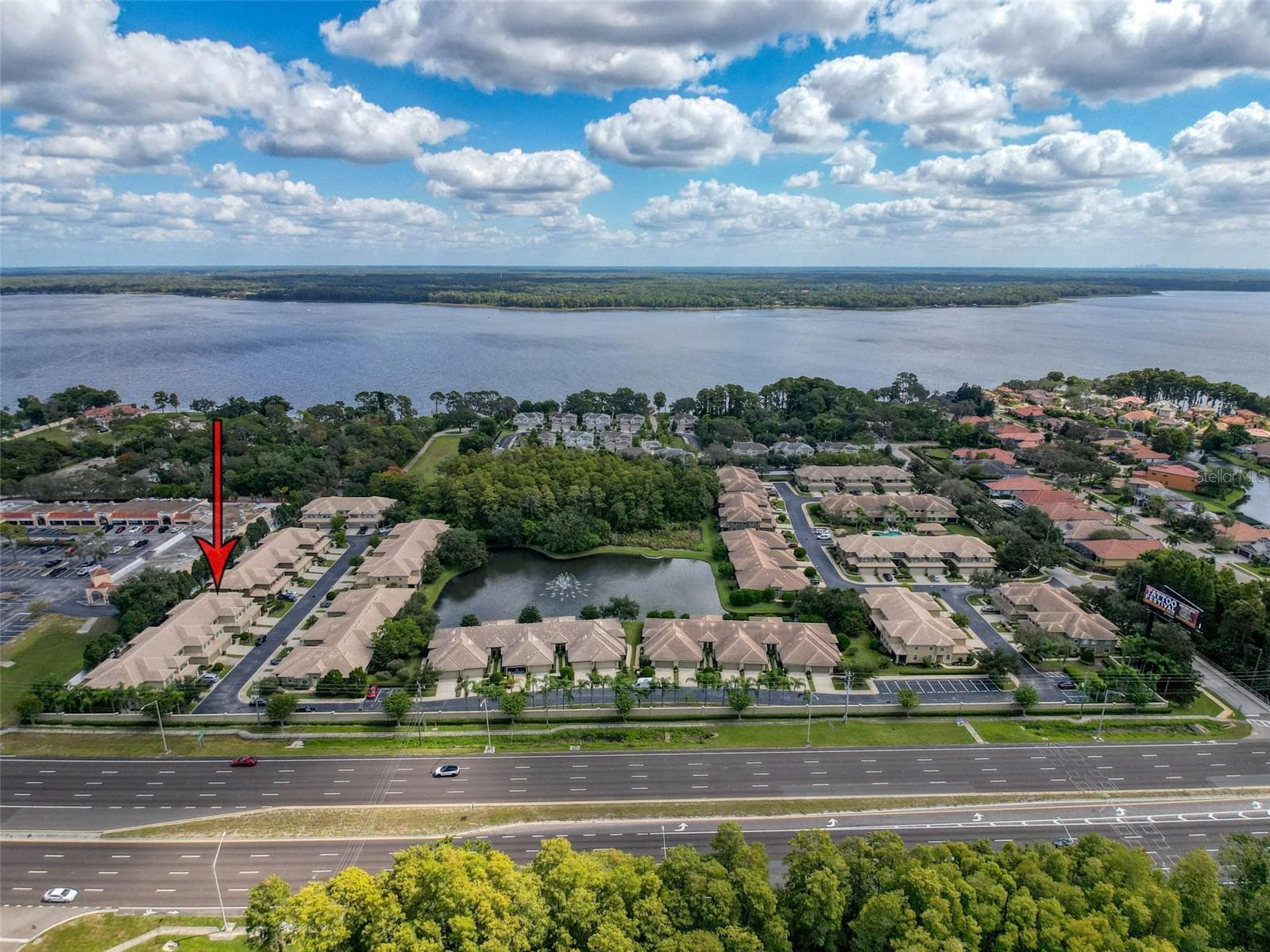 Aerial view - 2539 SILVERBACK CT, PALM HARBOR