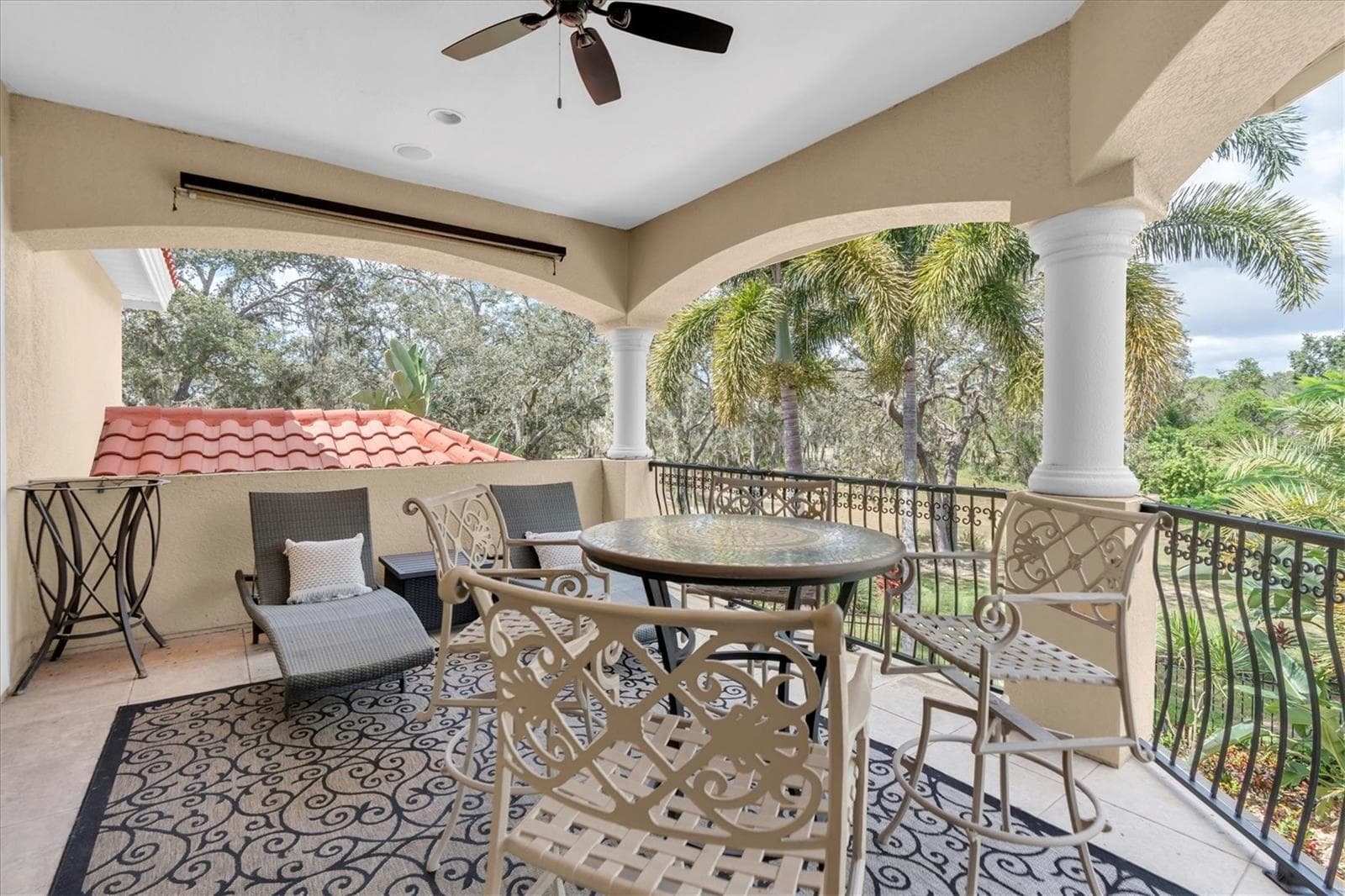 Balcony off of Primary Master Suite - 2861 ROEHAMPTON CLOSE, TARPON SPRINGS