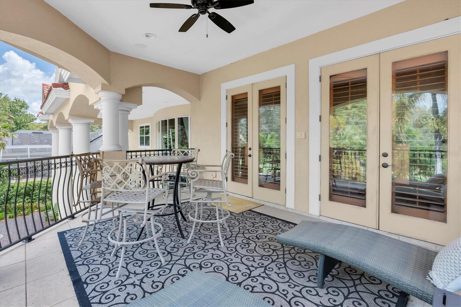 Balcony off of Primary Master Suite - 2861 ROEHAMPTON CLOSE, TARPON SPRINGS
