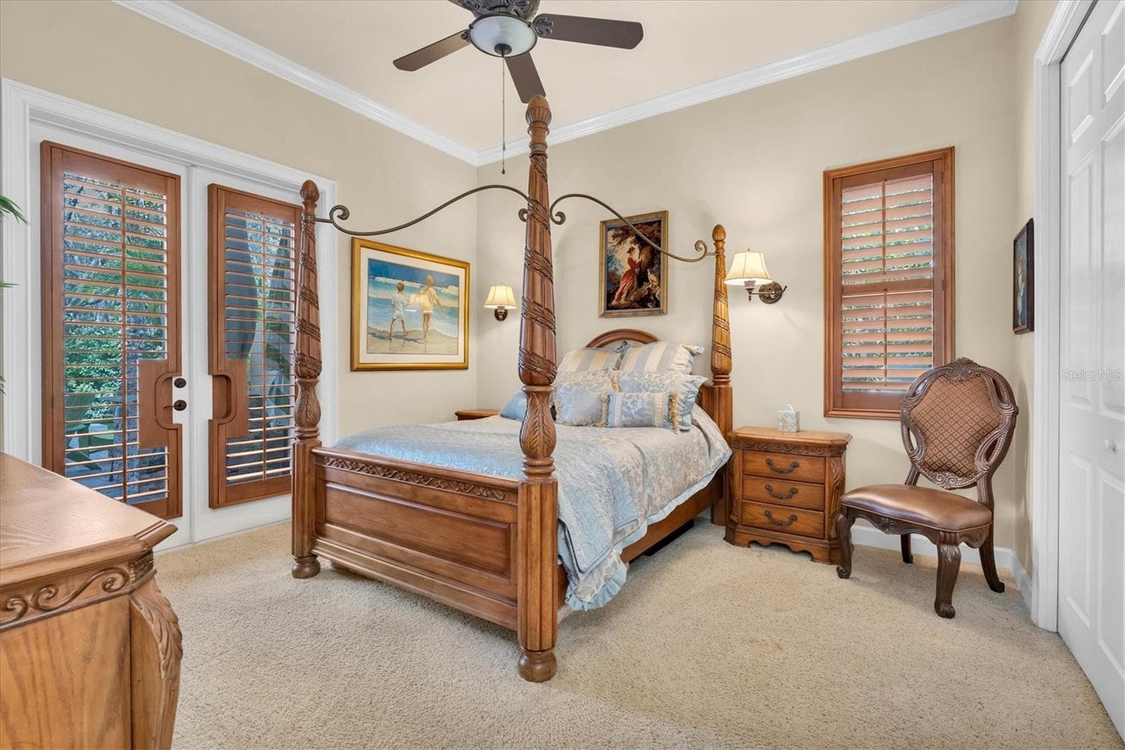 Downstairs Bedroom - 2861 ROEHAMPTON CLOSE, TARPON SPRINGS
