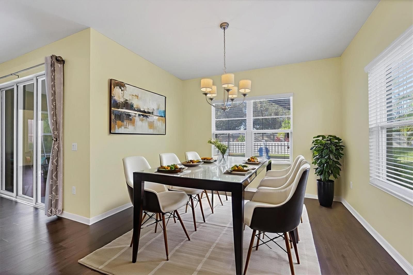 Virtually Staged Dining Room - 7040 WHITE WILLOW CT, SARASOTA