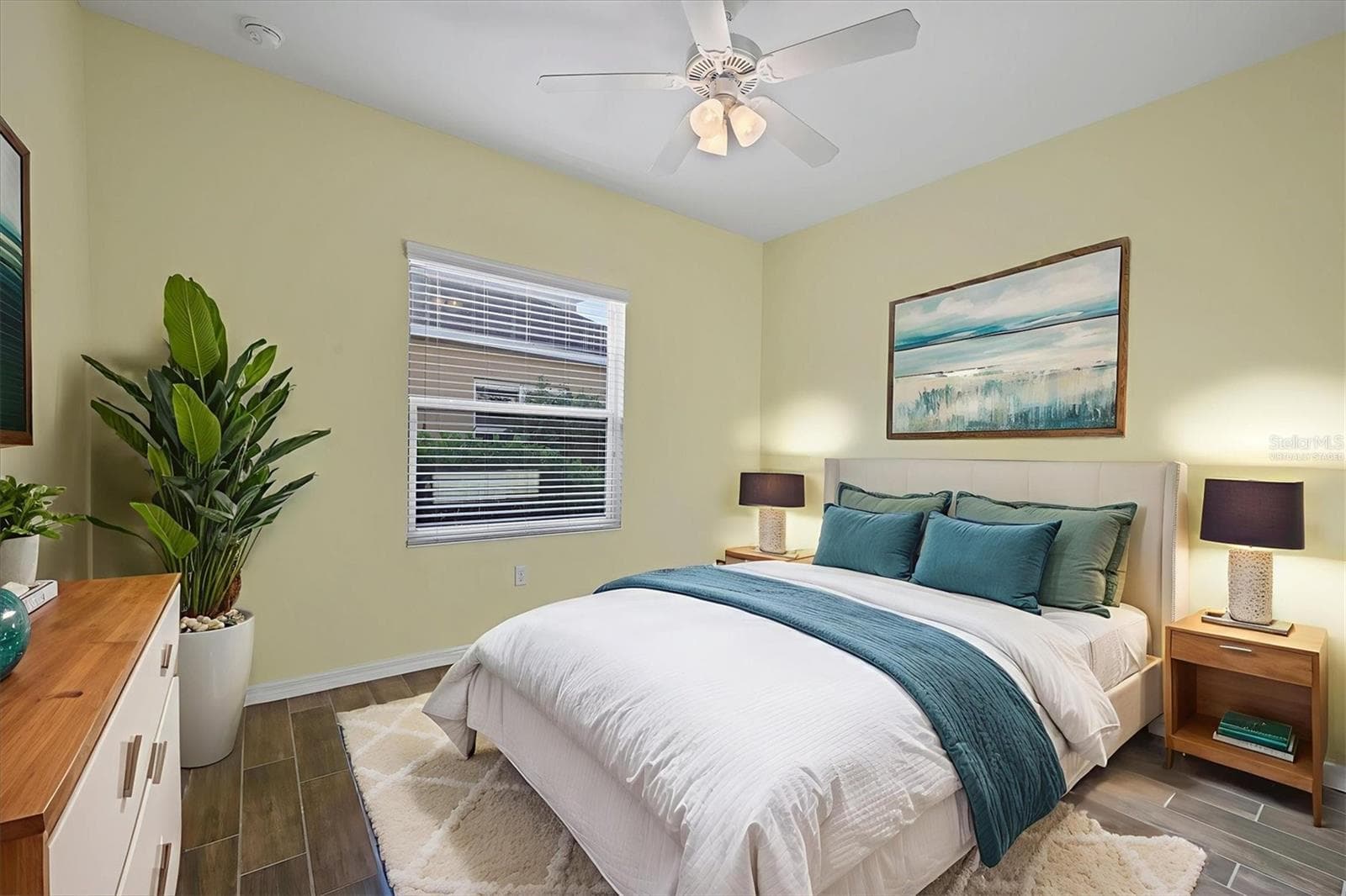 Virtually Staged Guest BEdroom - 7040 WHITE WILLOW CT, SARASOTA