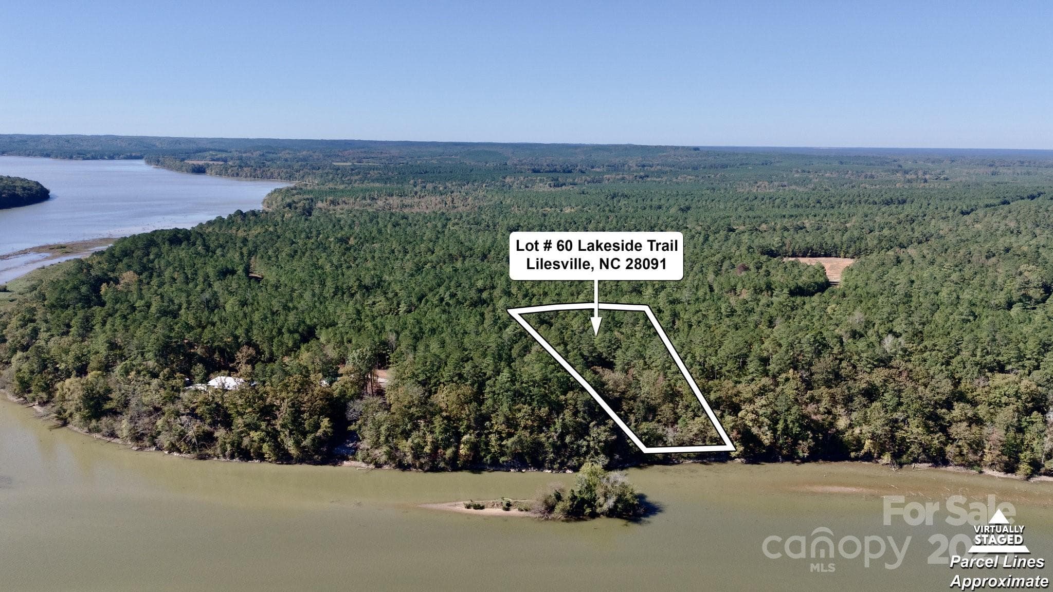 Pee Dee River flows into Blewett Falls Lake - Lot #60 Lakeside Trail, Lilesville
