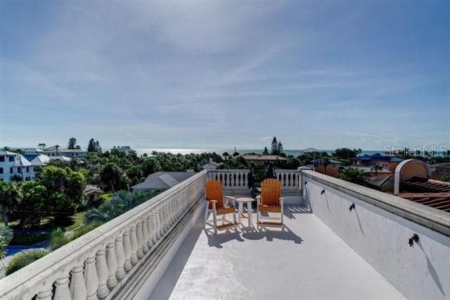 Rooftop Gulf view - 829 BRUCE AVE, CLEARWATER BEACH