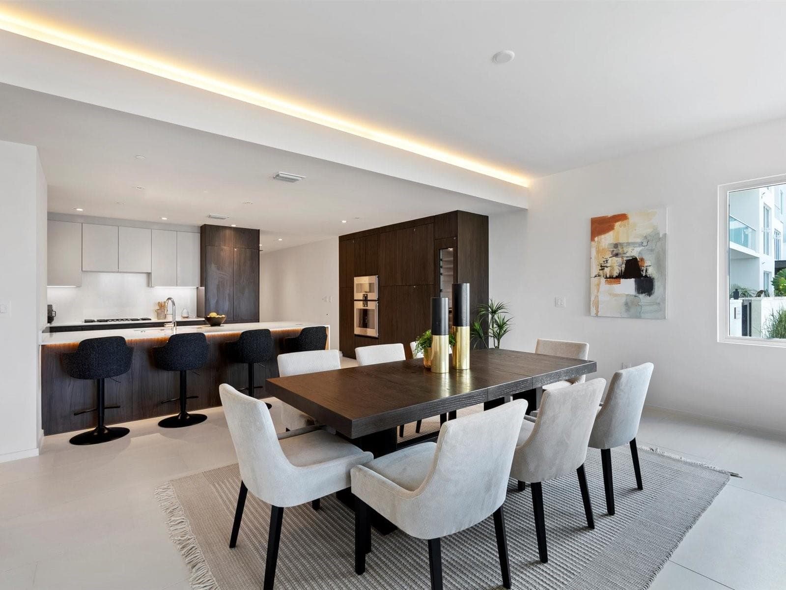 Kitchen Bar open to Dining - 1020 SUNSET POINT RD #103, CLEARWATER