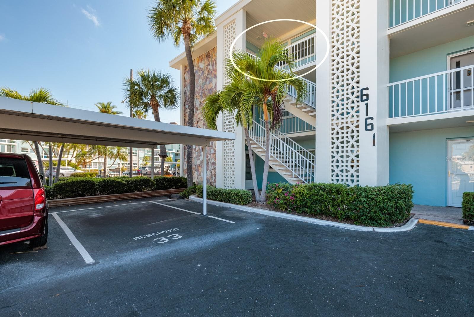 Carport #33 is below the unit. - 6161 GULF WINDS DR #338, ST PETE BEACH