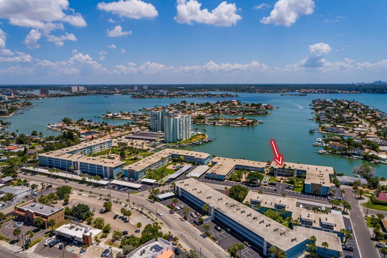 Waterfront bldg & 282 units in Sylvette Condos sharing the common expenses. - 6061 2ND ST E #55, ST PETE BEACH