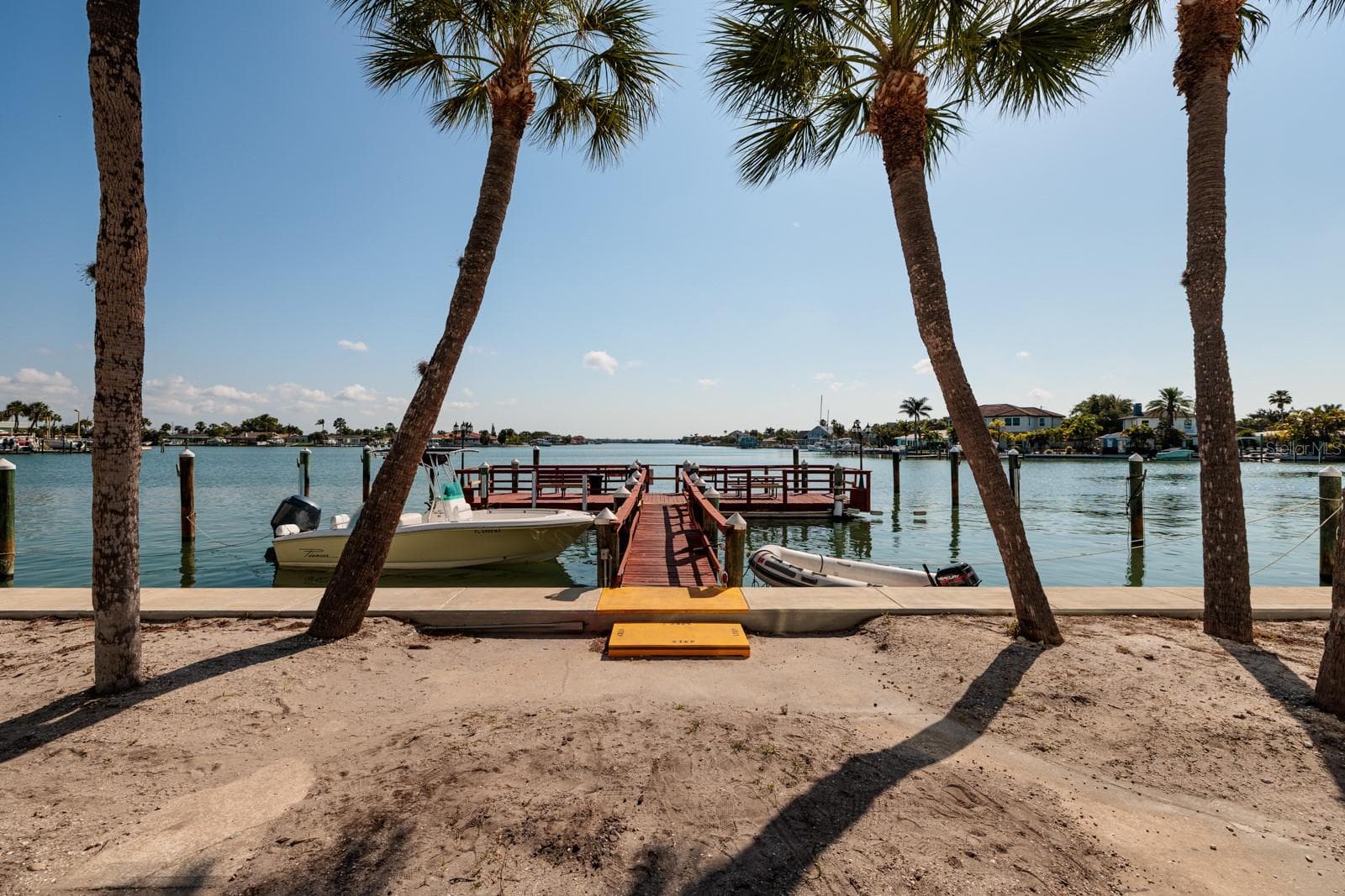 Fishing Pier w/boat slips (1st come, 1st served). Landscaping in process. - 6061 2ND ST E #55, ST PETE BEACH
